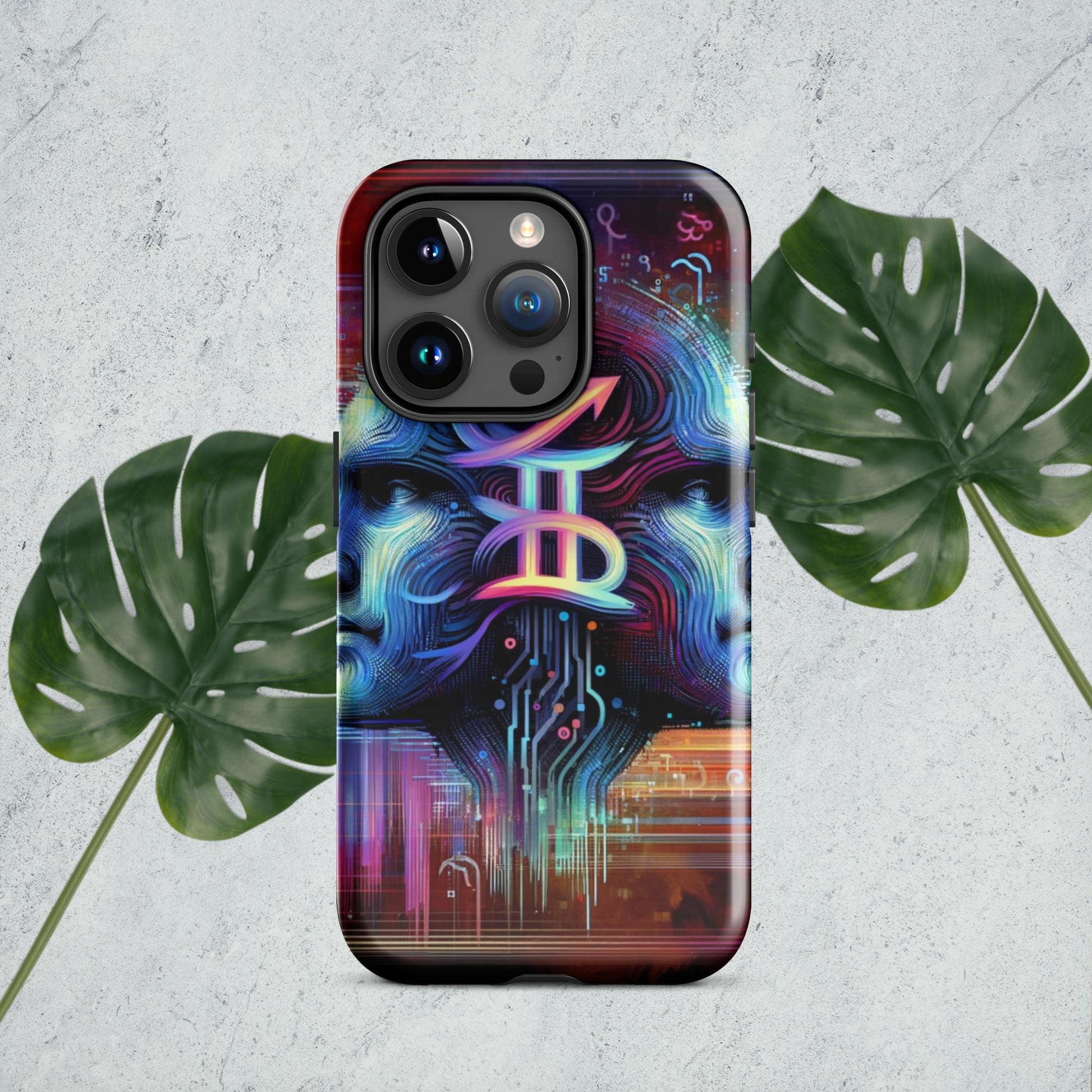 The Hologram Hook Up Glossy / iPhone 15 Pro Gemini Tough Case for iPhone®