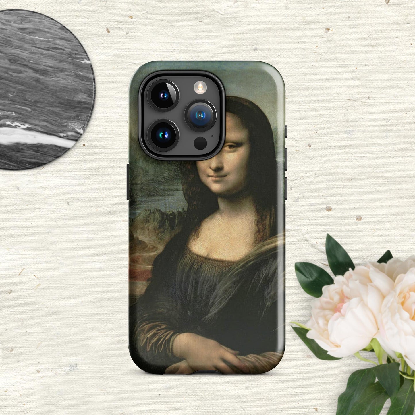 The Hologram Hook Up Glossy / iPhone 15 Pro Girl Named Mona Tough Case for iPhone®