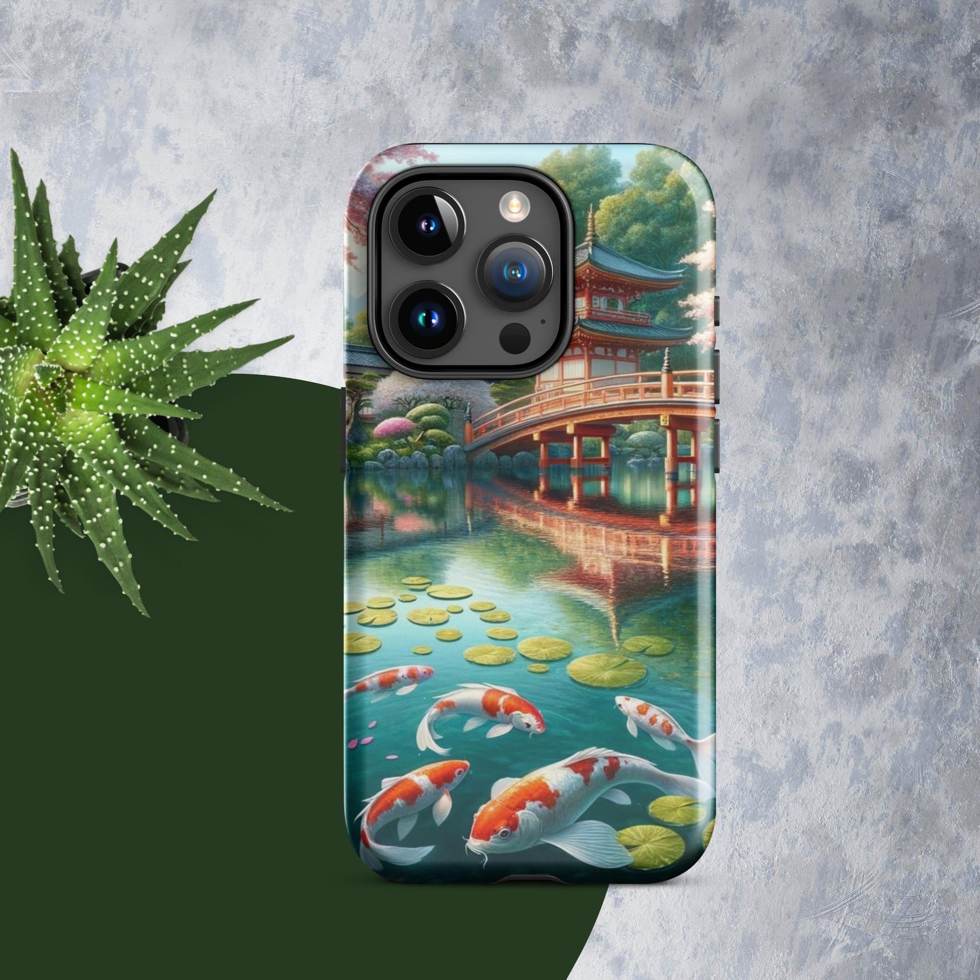 The Hologram Hook Up Glossy / iPhone 15 Pro Koi Paradise Tough Case for iPhone®