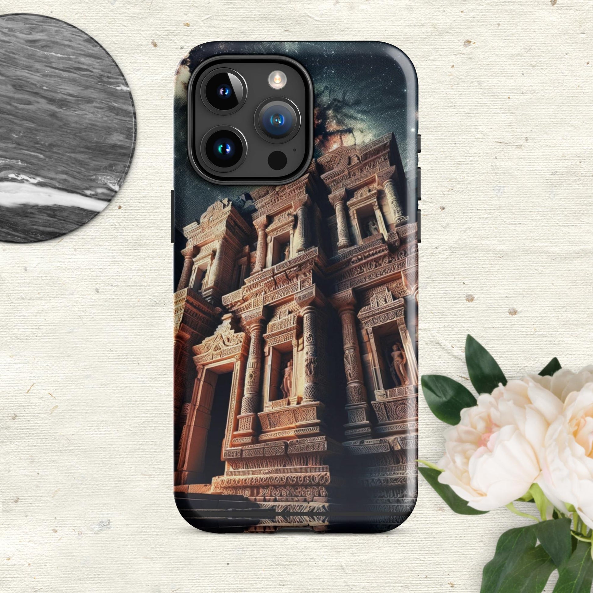 The Hologram Hook Up Glossy / iPhone 15 Pro Max Ancient Skies Tough Case for iPhone®