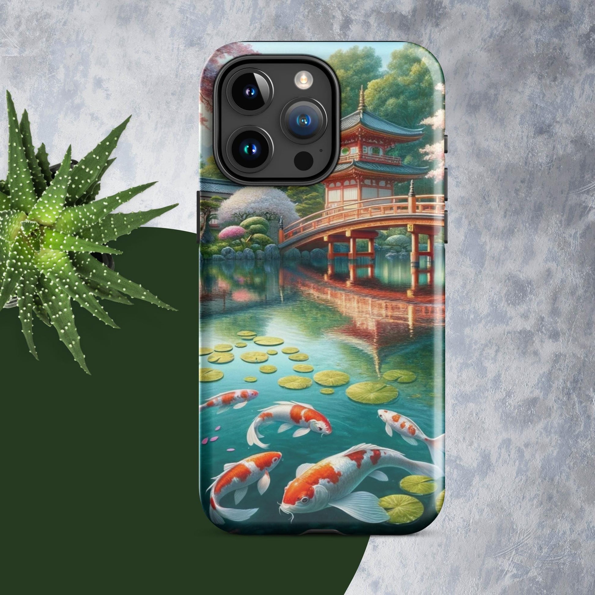 The Hologram Hook Up Glossy / iPhone 15 Pro Max Koi Paradise Tough Case for iPhone®