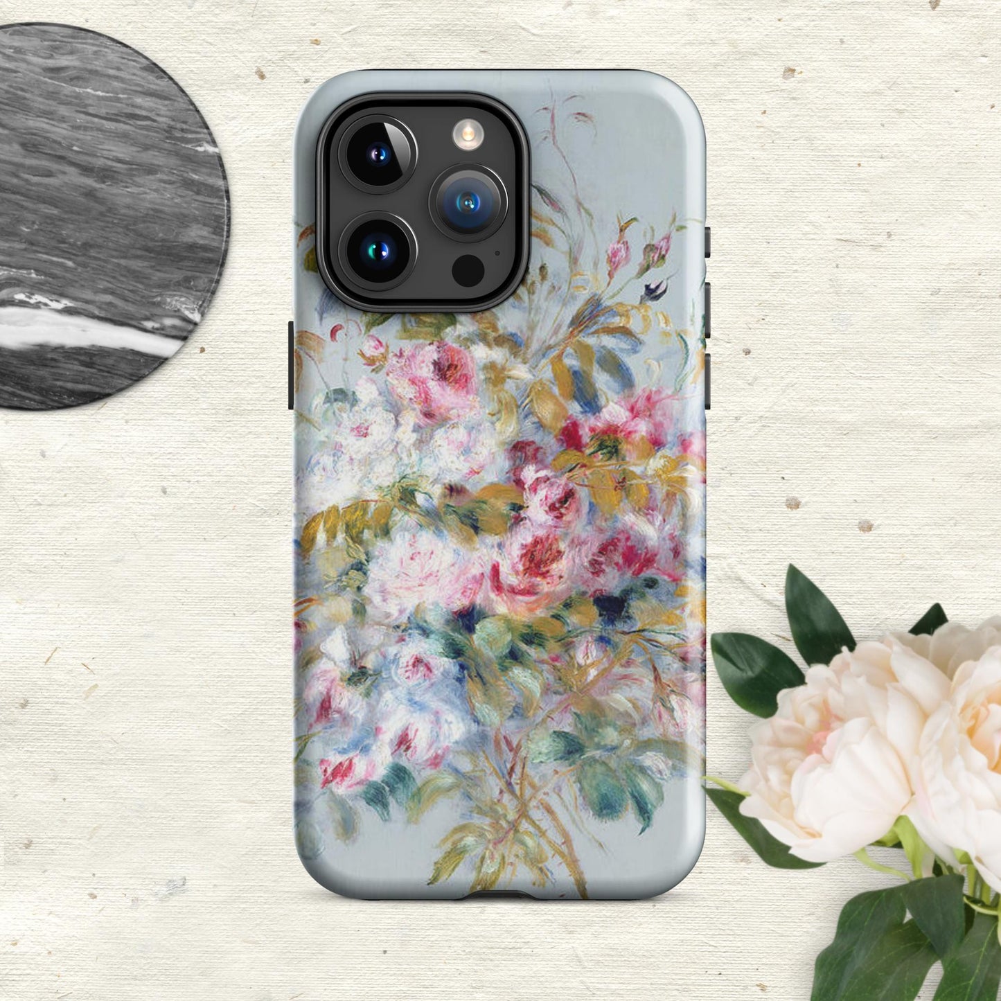 The Hologram Hook Up Glossy / iPhone 15 Pro Max Pierre's Roses Tough Case for iPhone®