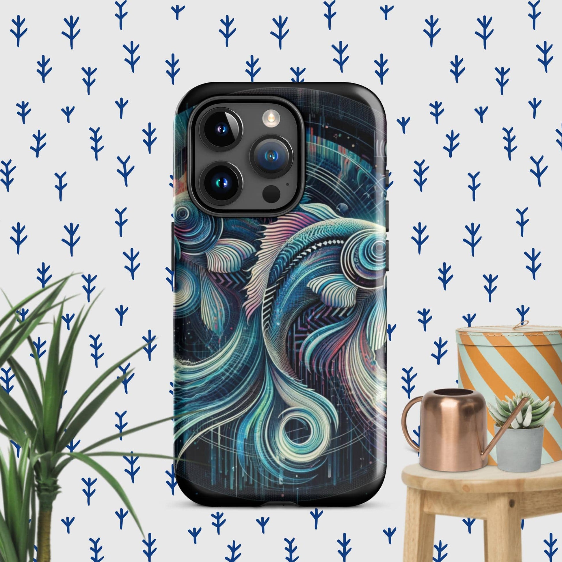 The Hologram Hook Up Glossy / iPhone 15 Pro Pisces Tough Case for iPhone®