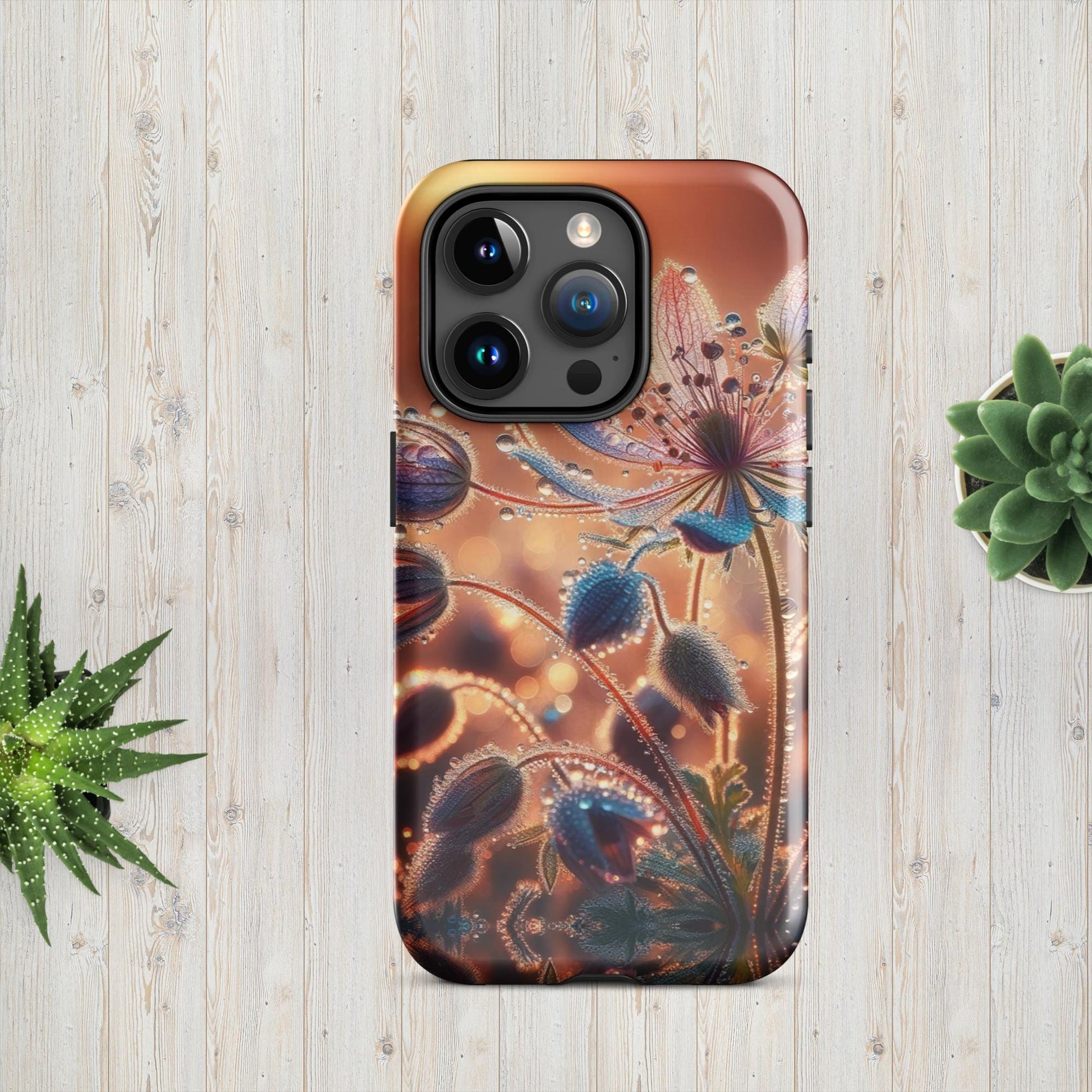 The Hologram Hook Up Glossy / iPhone 15 Pro Wild Flower Tough Case for iPhone®