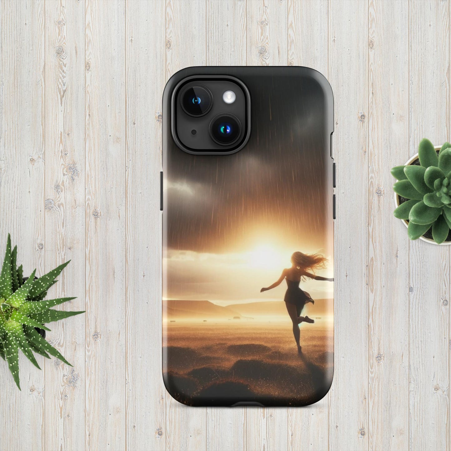 The Hologram Hook Up Glossy / iPhone 15 Rain Dancer Tough Case for iPhone®