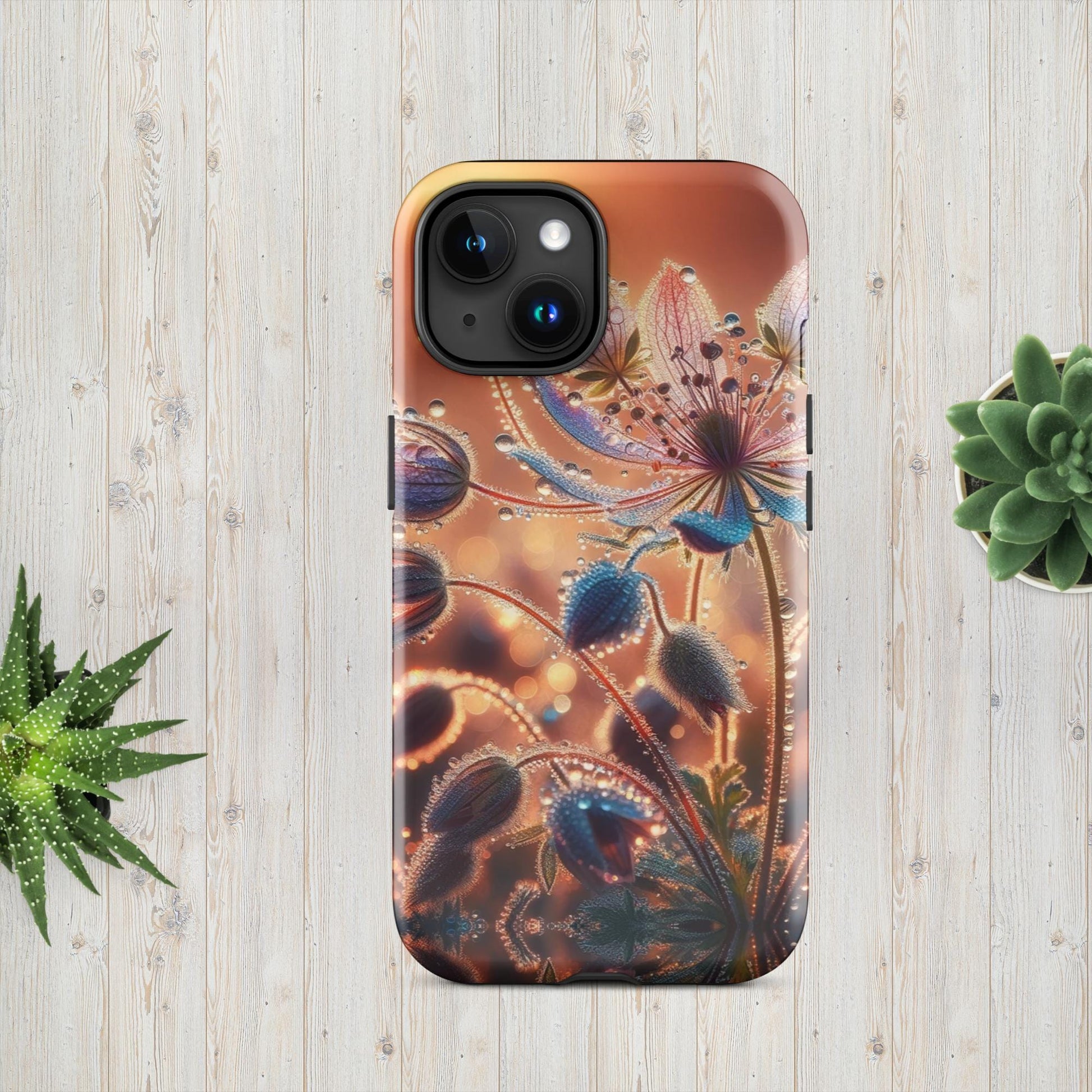 The Hologram Hook Up Glossy / iPhone 15 Wild Flower Tough Case for iPhone®