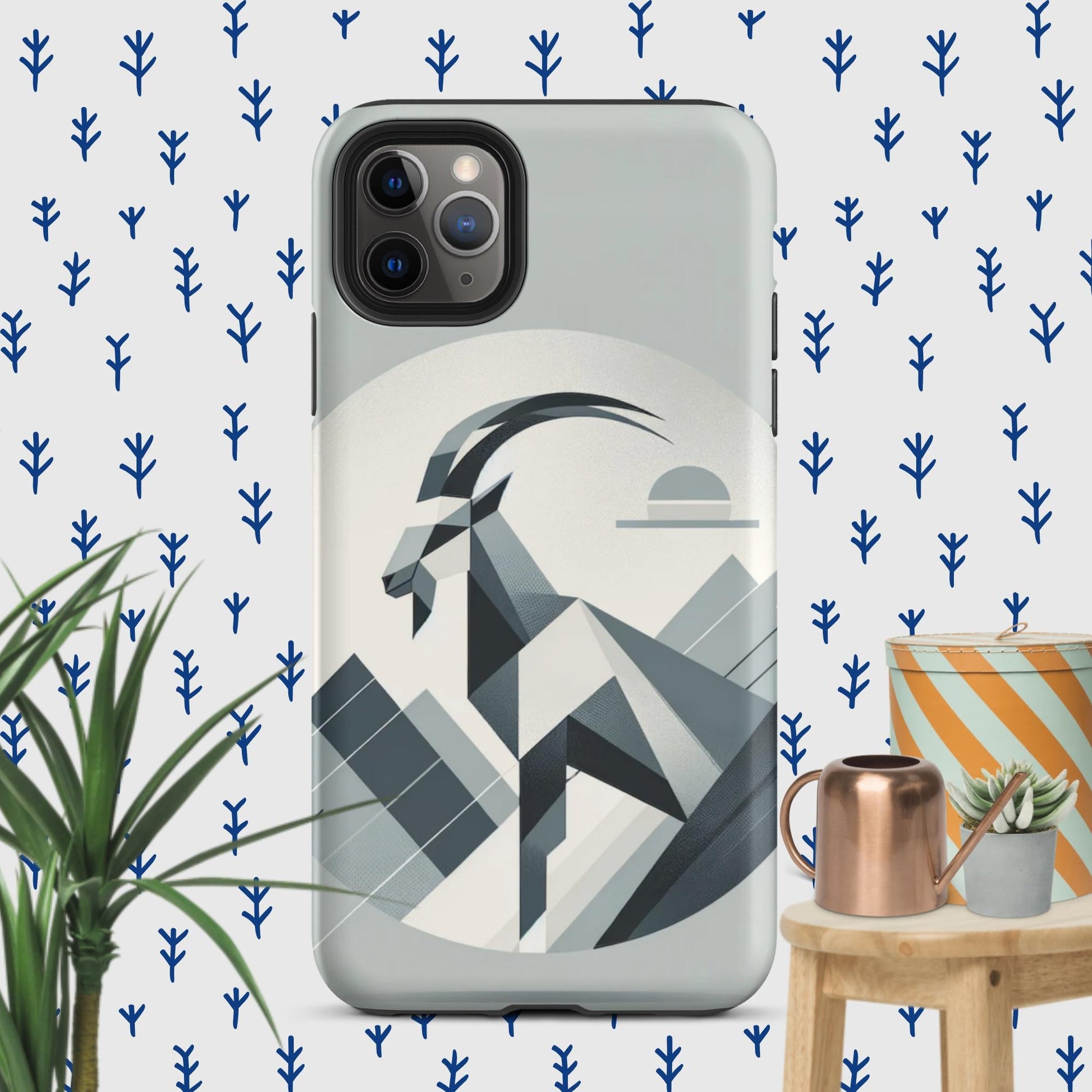 The Hologram Hook Up Goat Icon Tough Case for iPhone®