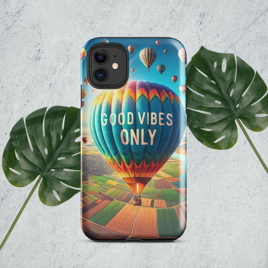 The Hologram Hook Up iPhone 11 Good Vibes Only Tough Case for iPhone®
