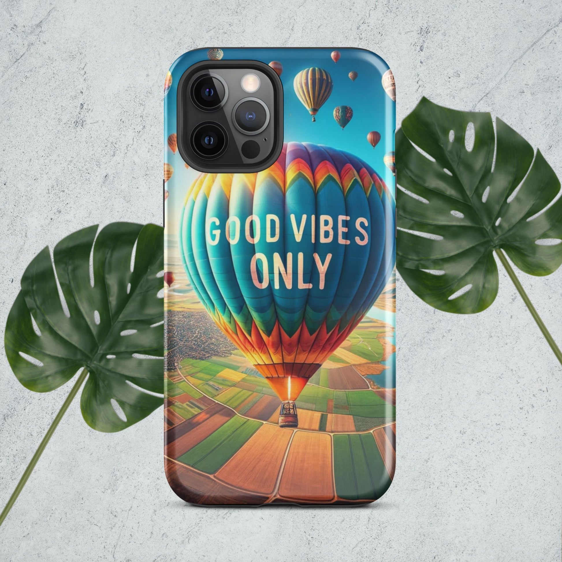 The Hologram Hook Up iPhone 12 Pro Max Good Vibes Only Tough Case for iPhone®