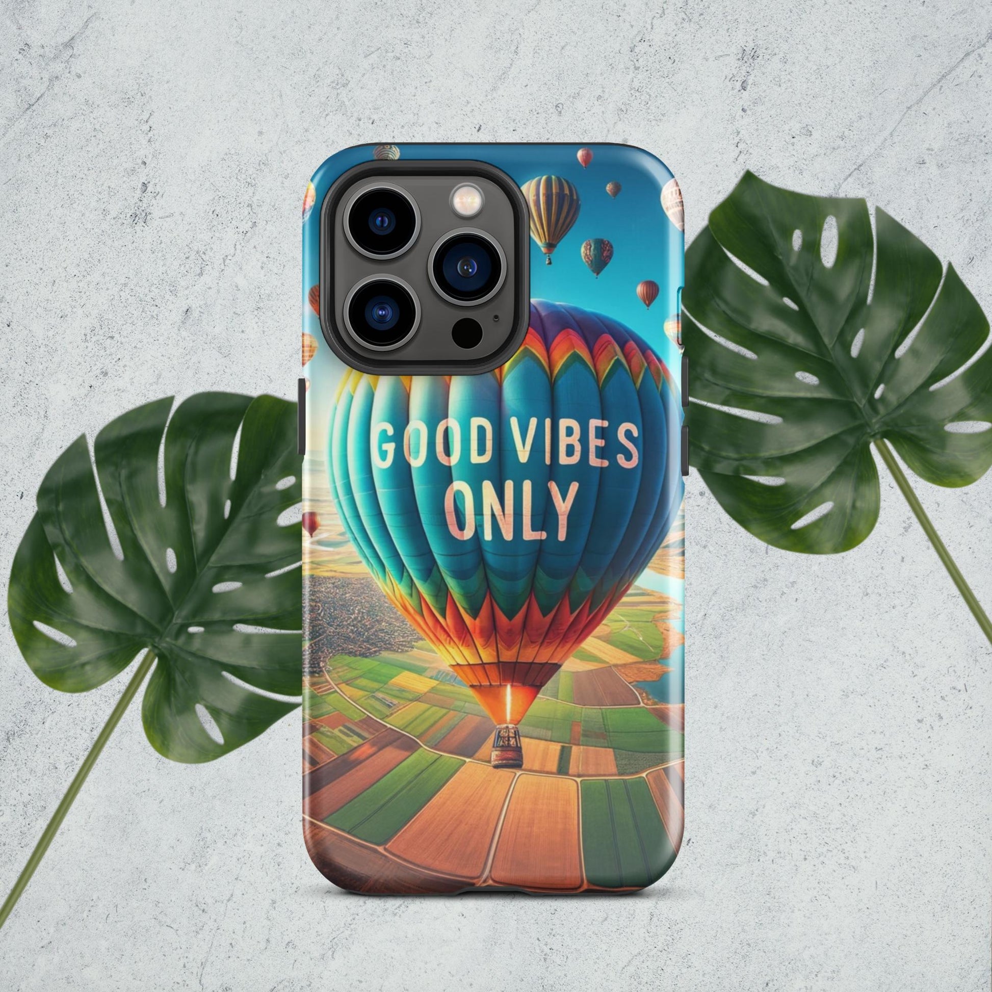 The Hologram Hook Up iPhone 13 Pro Good Vibes Only Tough Case for iPhone®