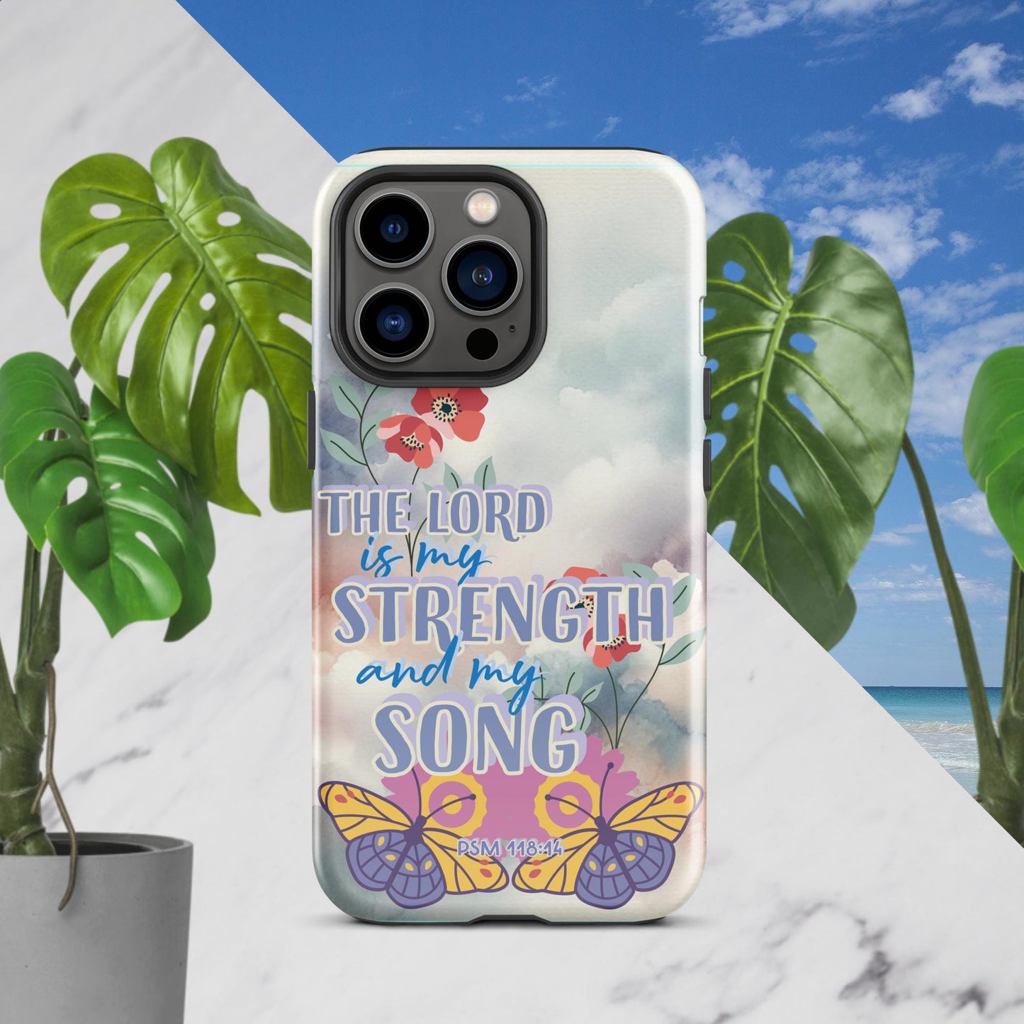 Trendyguard iPhone 13 Pro The Lord Is My Strength & My Song Tough Case for iPhone®