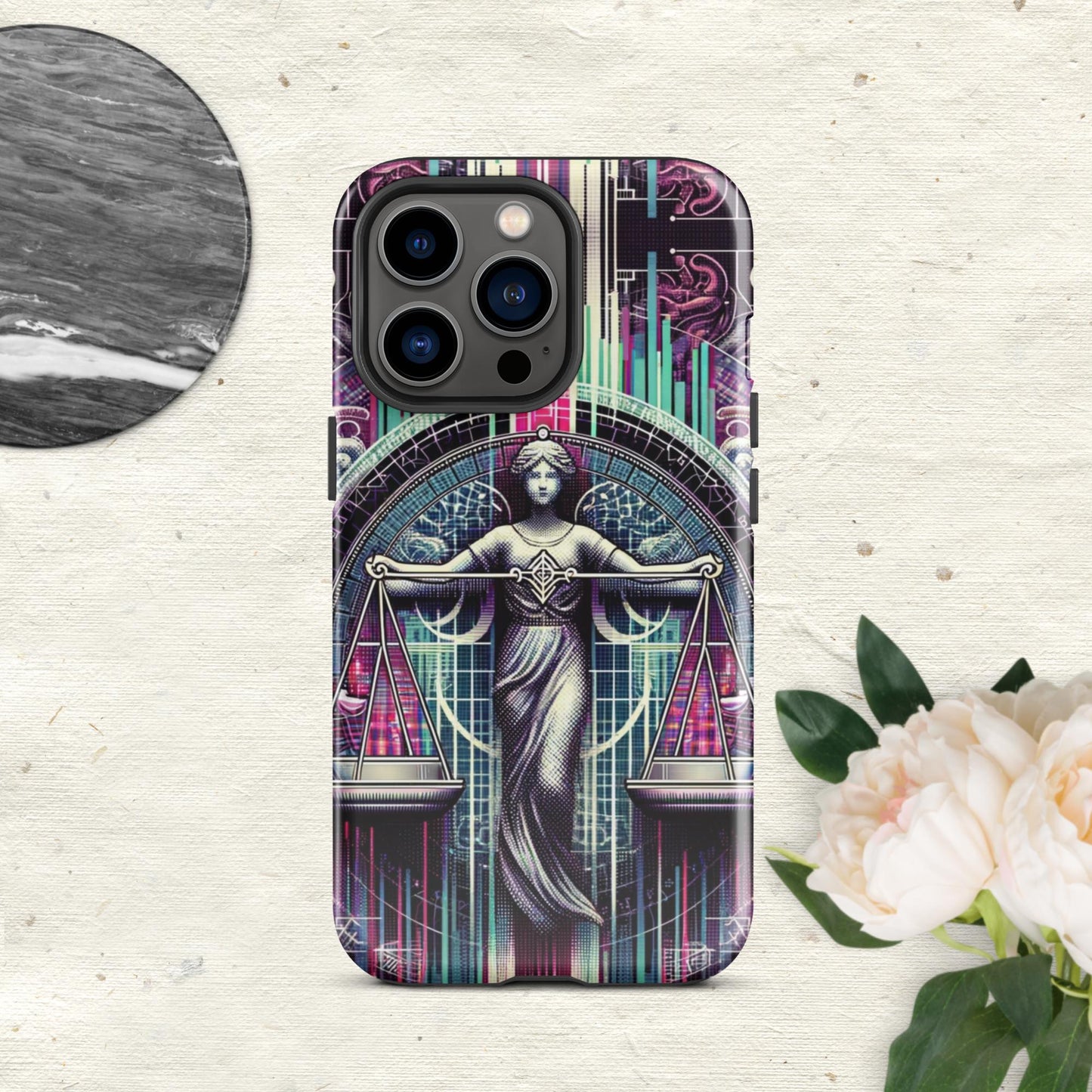 The Hologram Hook Up Libra Tough Case for iPhone®