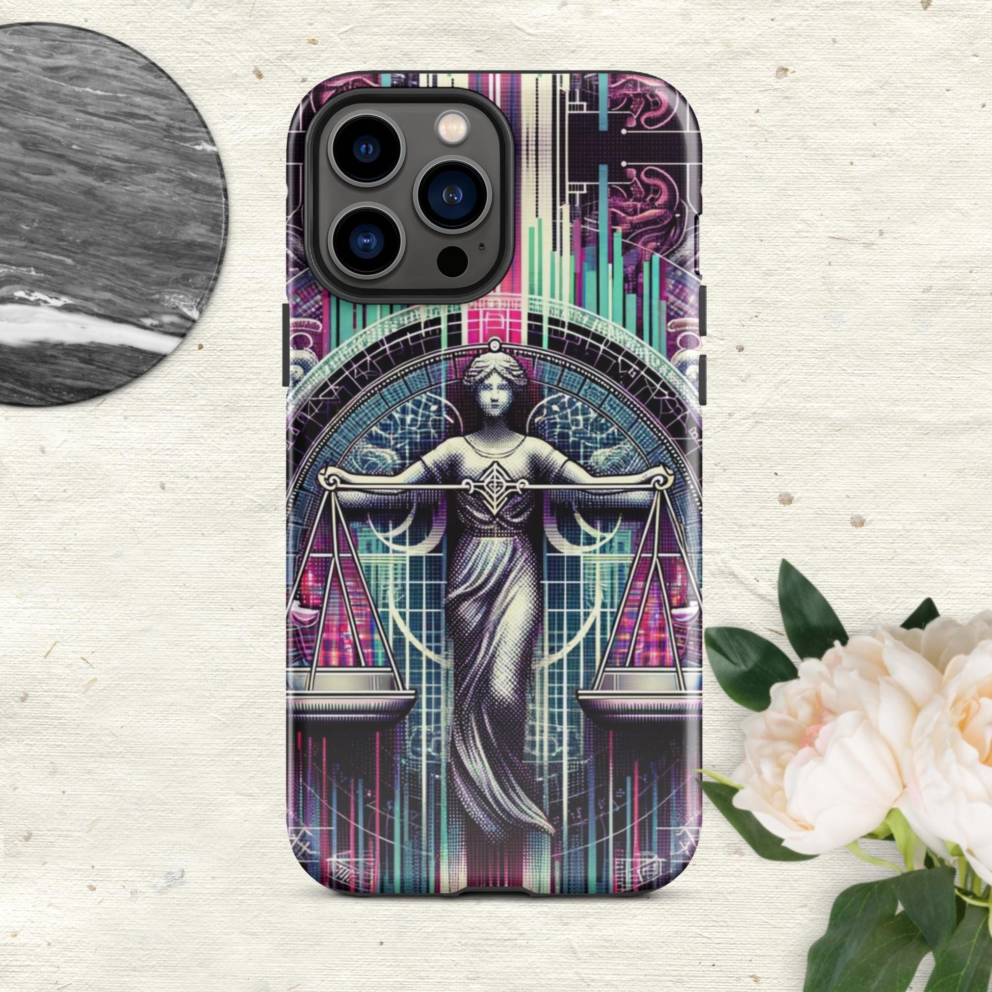 The Hologram Hook Up Libra Tough Case for iPhone®