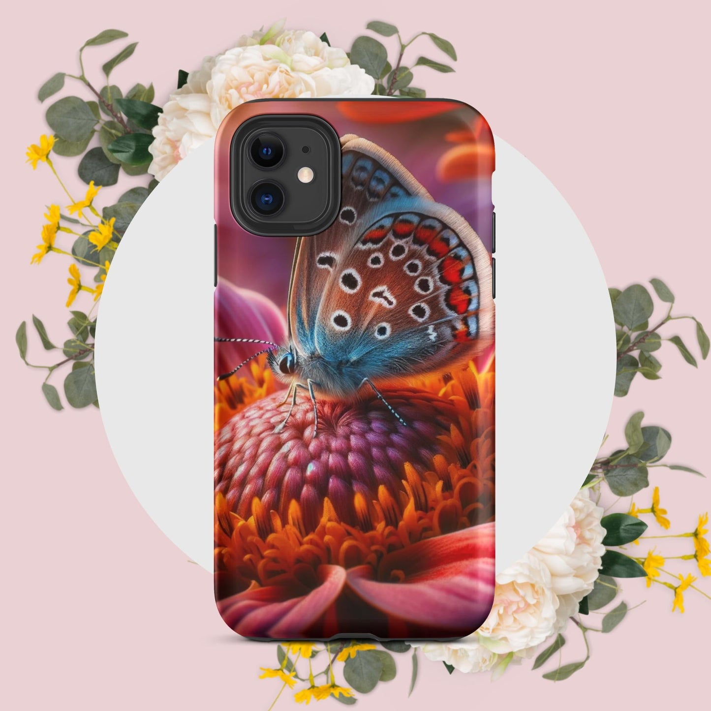 The Hologram Hook Up Matte / iPhone 11 Butterfly Abode Tough Case for iPhone®