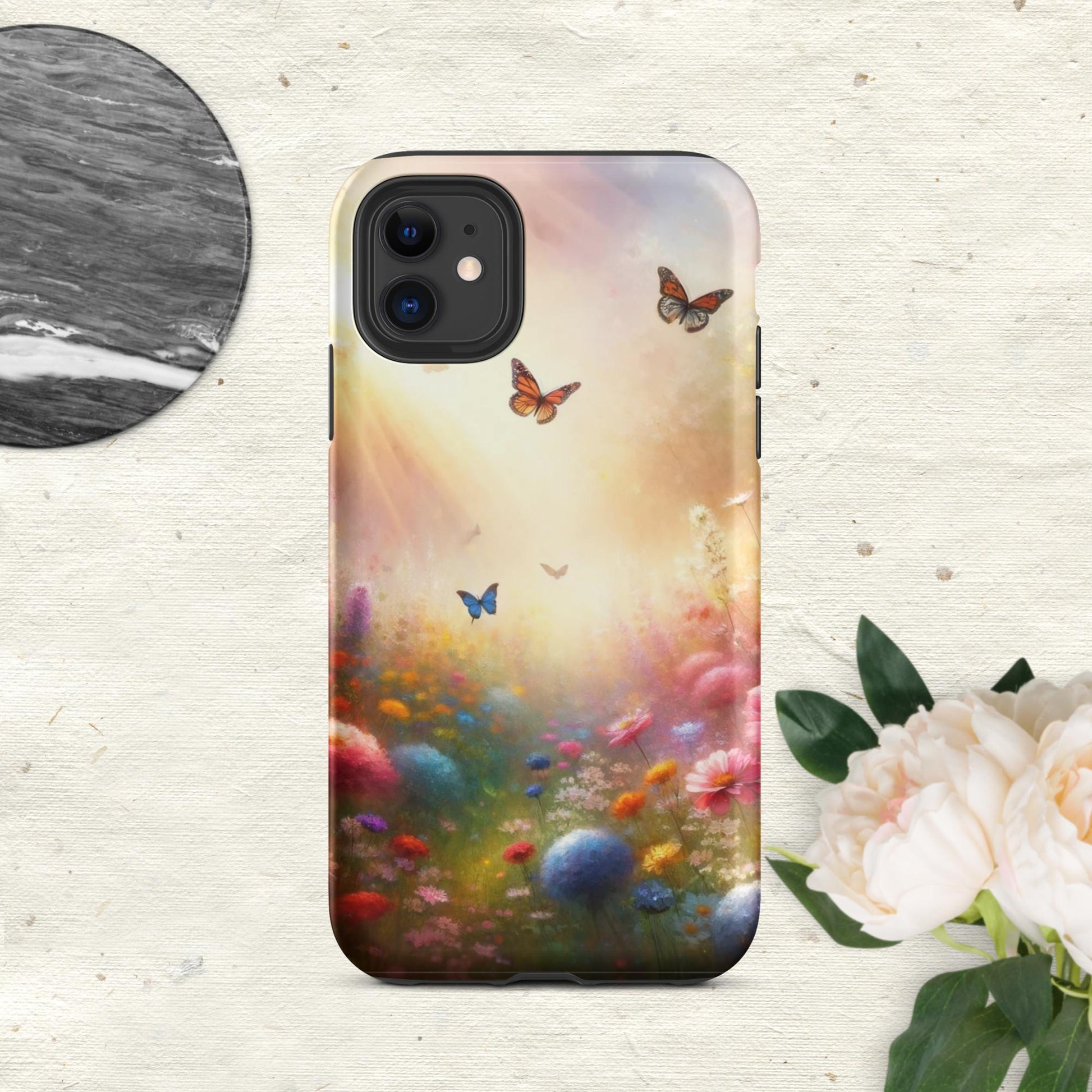 The Hologram Hook Up Matte / iPhone 11 Butterfly Oasis Tough Case for iPhone®