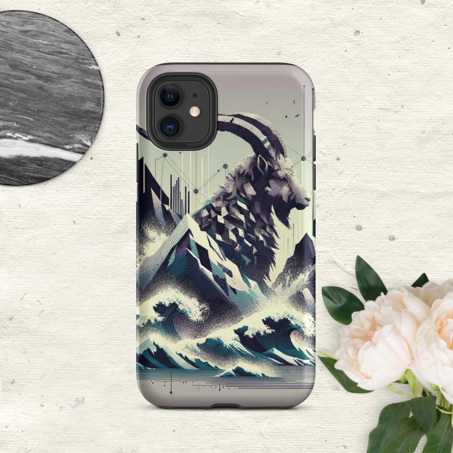 The Hologram Hook Up Matte / iPhone 11 Capricorn Tough Case for iPhone®