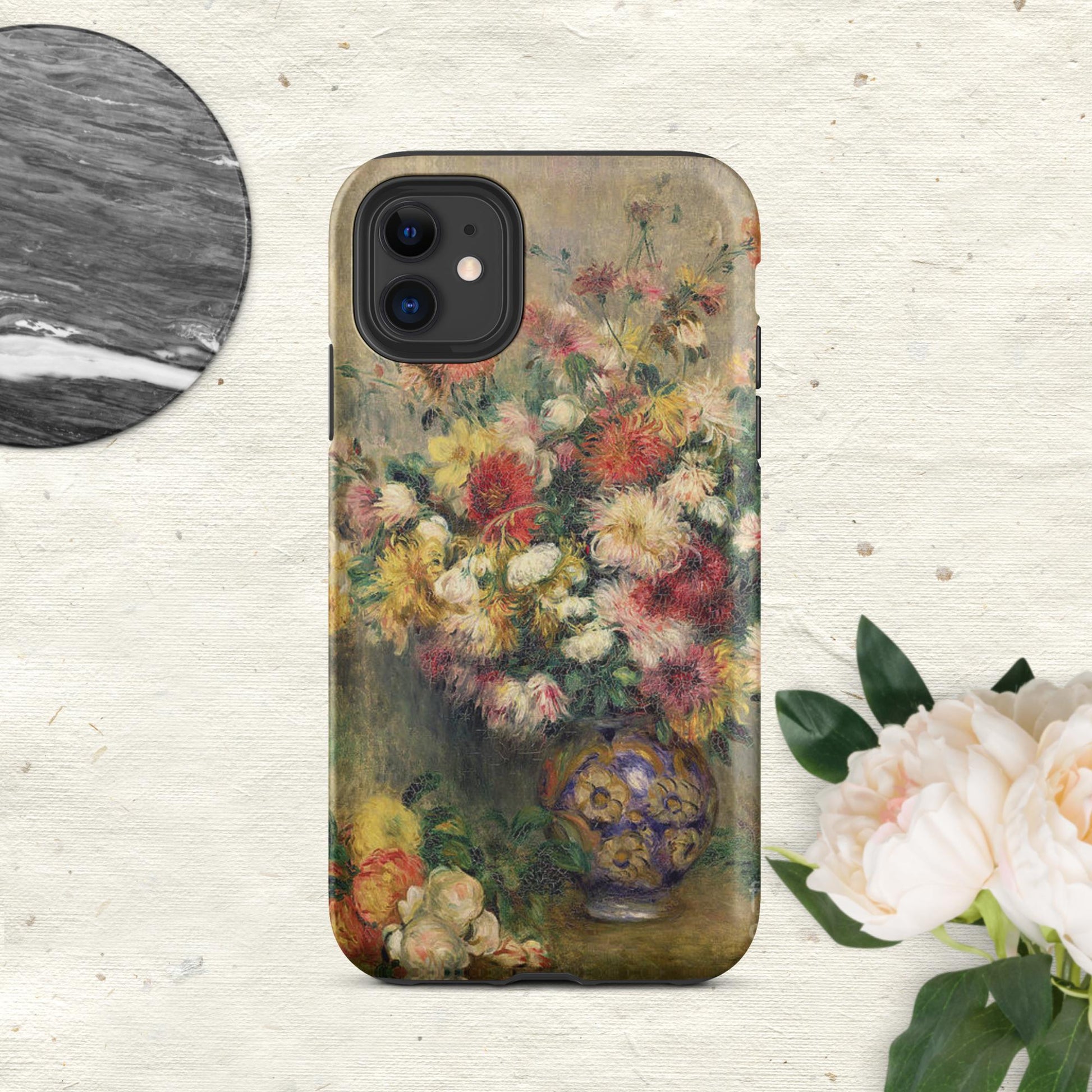 The Hologram Hook Up Matte / iPhone 11 Dahlias Renoir Tough Case for iPhone®