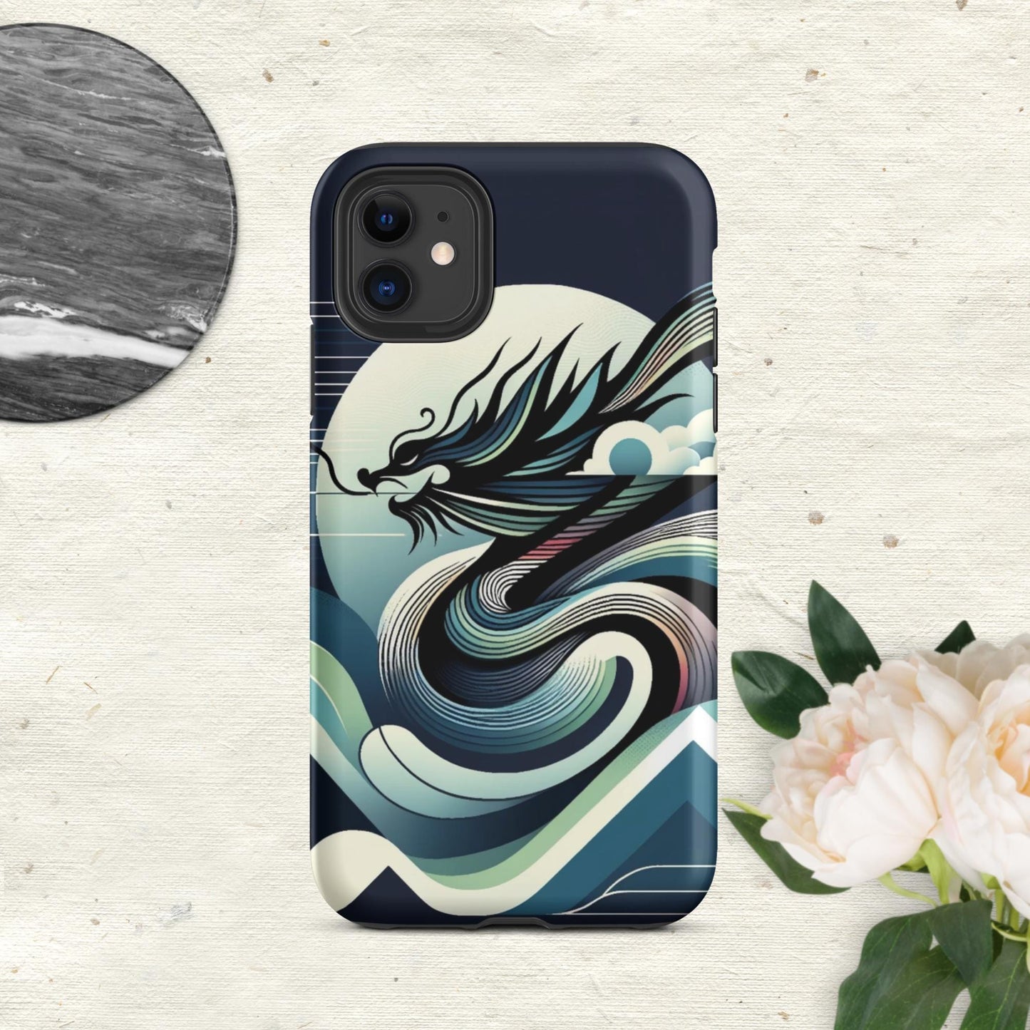 The Hologram Hook Up Matte / iPhone 11 Dragon Icon Tough Case for iPhone®