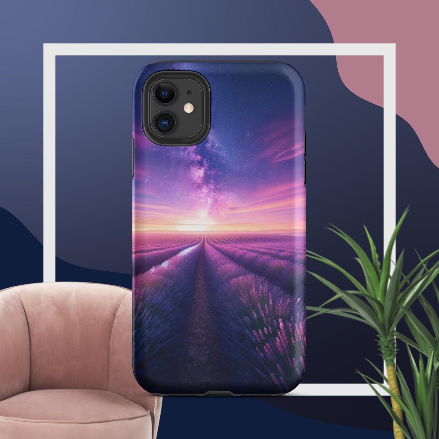 The Hologram Hook Up Matte / iPhone 11 Lavender Fields Forever Tough Case for iPhone®