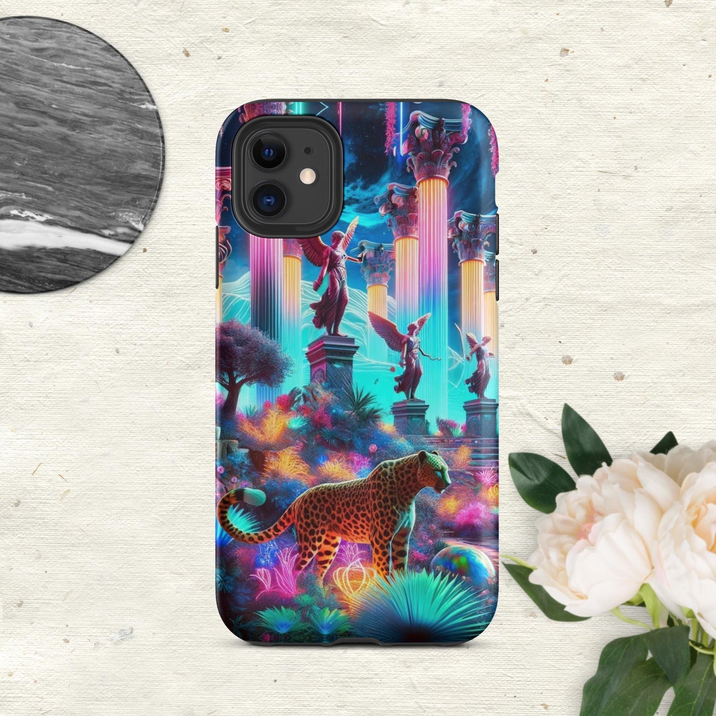 The Hologram Hook Up Matte / iPhone 11 Neon Wonder Tough Case for iPhone®