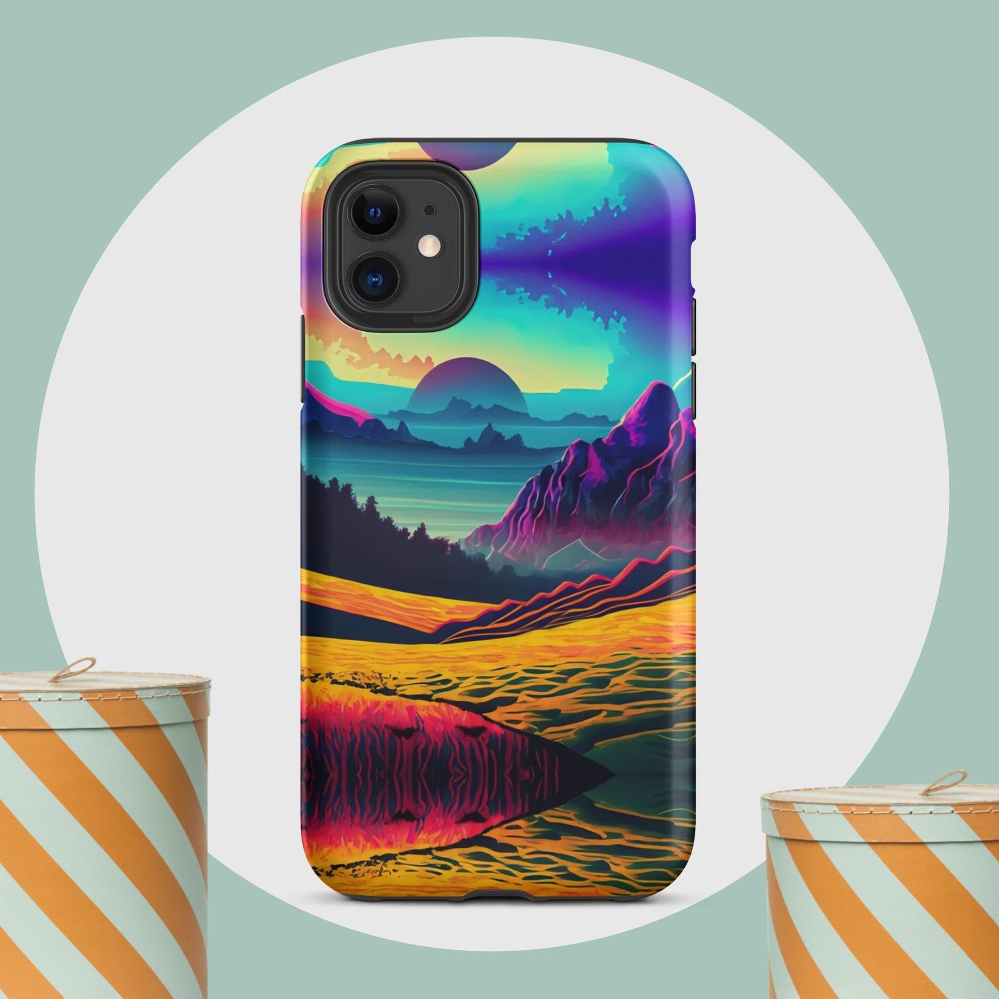 The Hologram Hook Up Matte / iPhone 11 New Horizons Tough Case for iPhone®