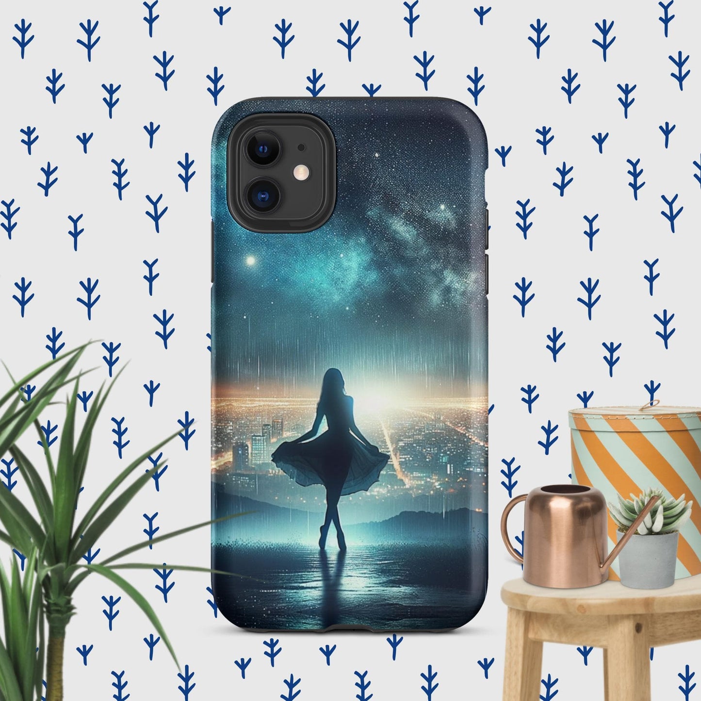 The Hologram Hook Up Matte / iPhone 11 Night Dance Tough Case for iPhone®