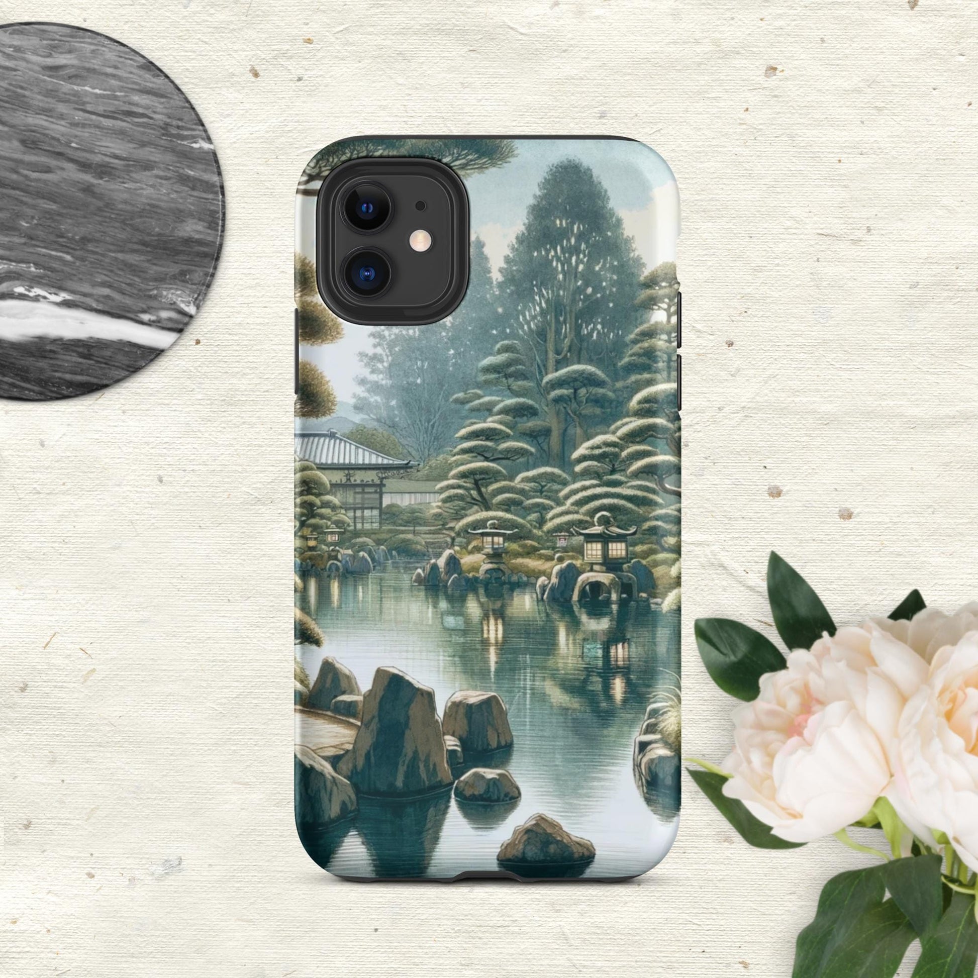 The Hologram Hook Up Matte / iPhone 11 Pond of Lanterns Tough Case for iPhone®