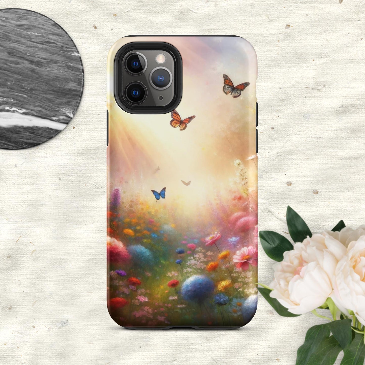 The Hologram Hook Up Matte / iPhone 11 Pro Butterfly Oasis Tough Case for iPhone®