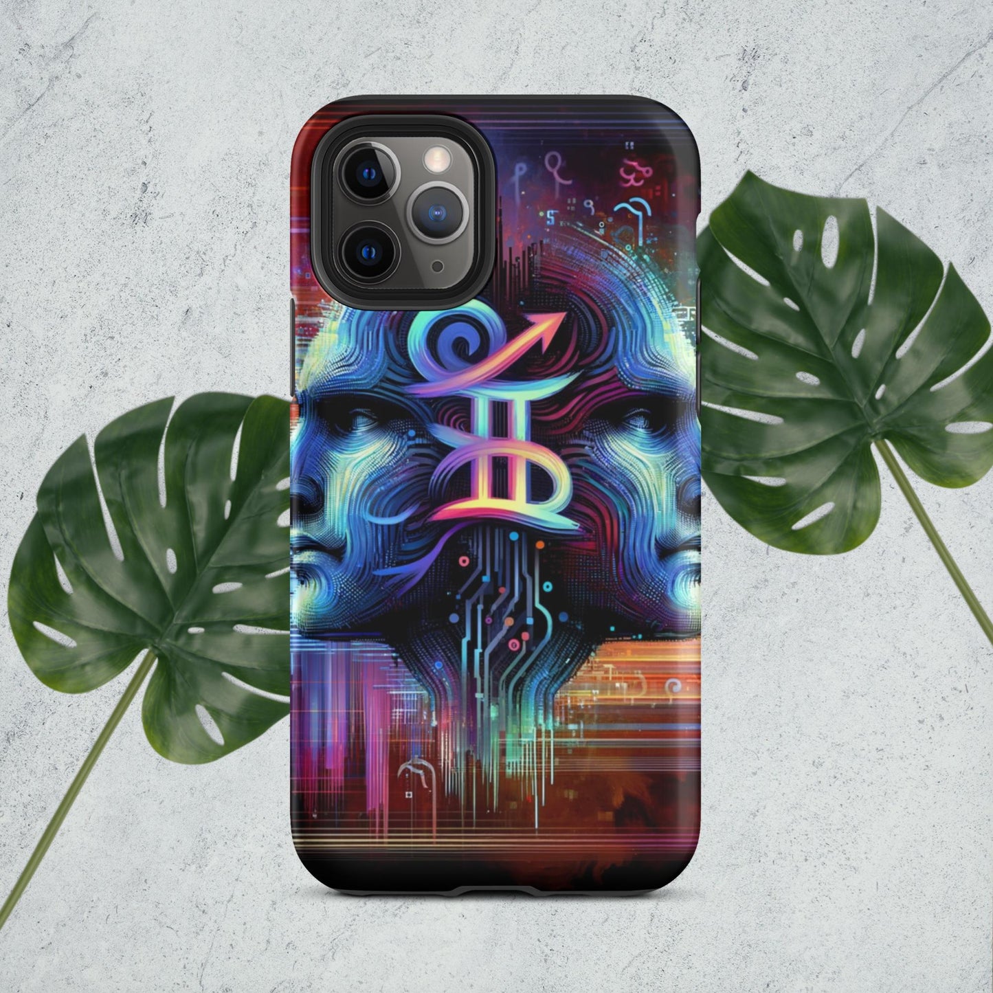 The Hologram Hook Up Matte / iPhone 11 Pro Gemini Tough Case for iPhone®