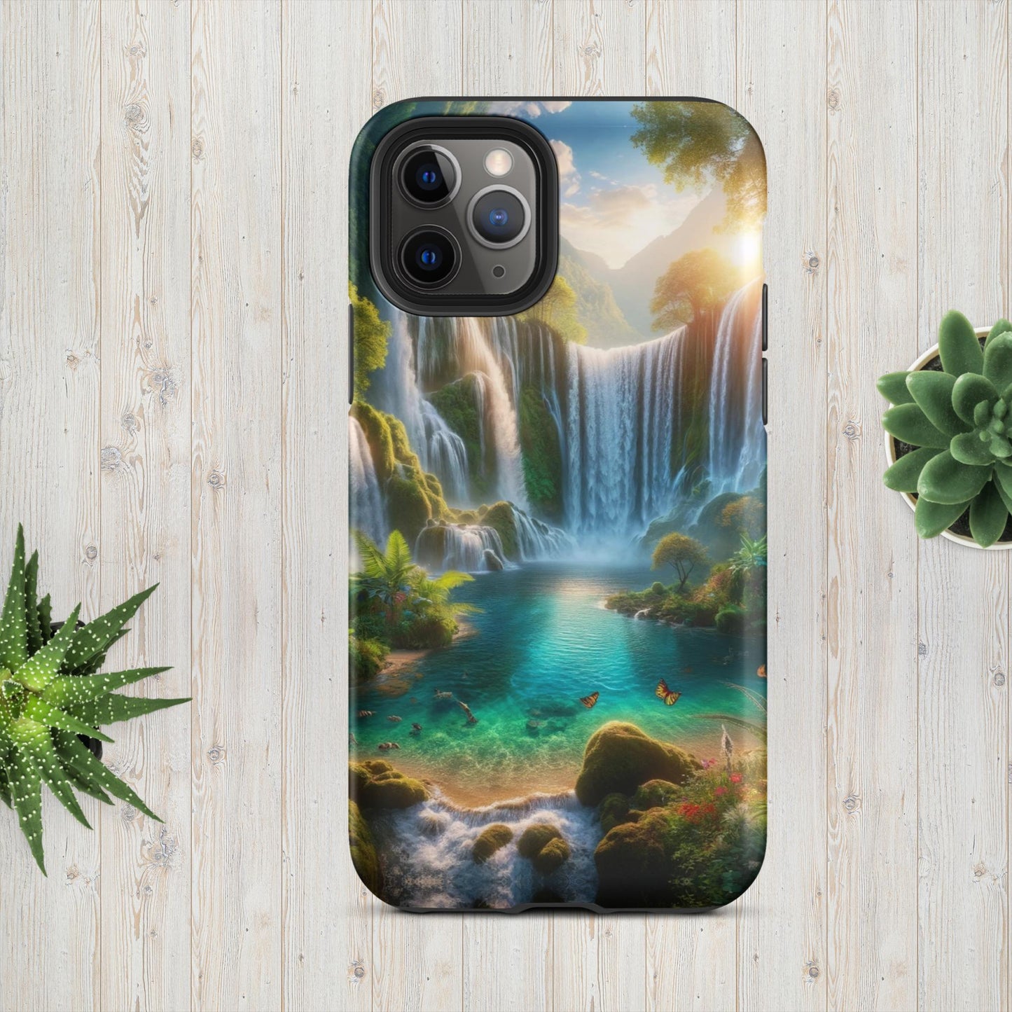 The Hologram Hook Up Matte / iPhone 11 Pro Hidden Falls Tough Case for iPhone®