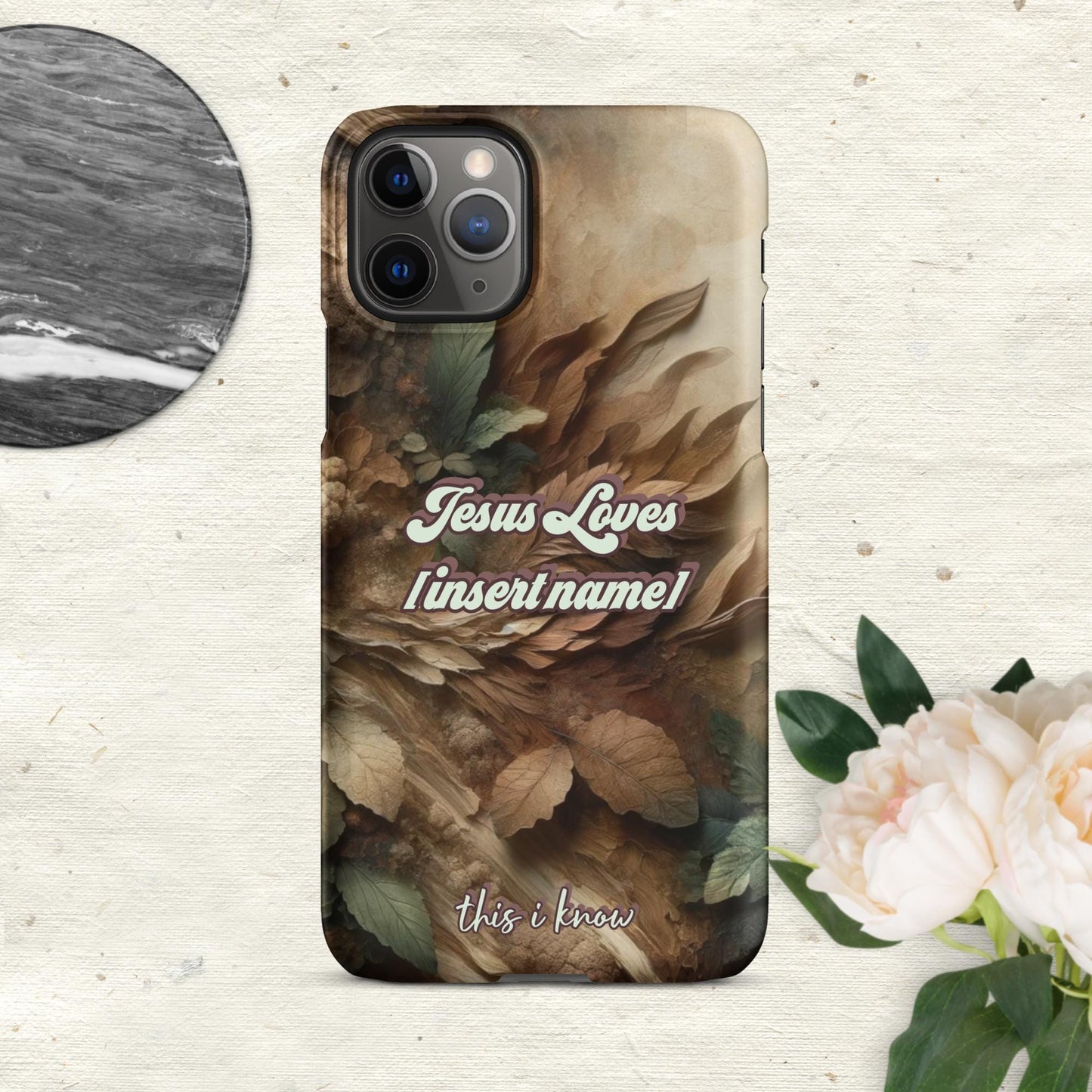 Trendyguard Matte / iPhone 11 Pro Jesus Loves [insertname] This I Know | Custom Snap case for iPhone®