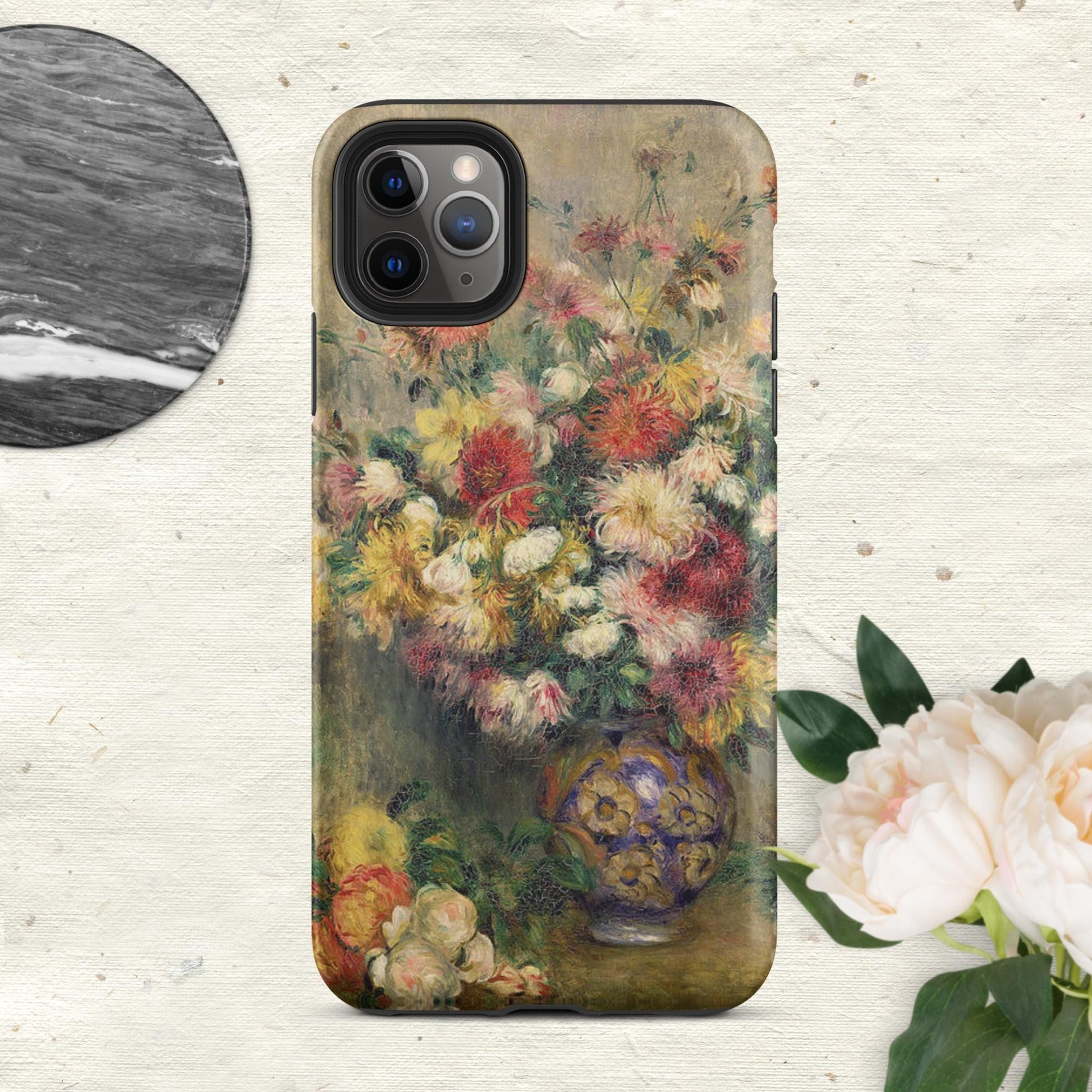 The Hologram Hook Up Matte / iPhone 11 Pro Max Dahlias Renoir Tough Case for iPhone®