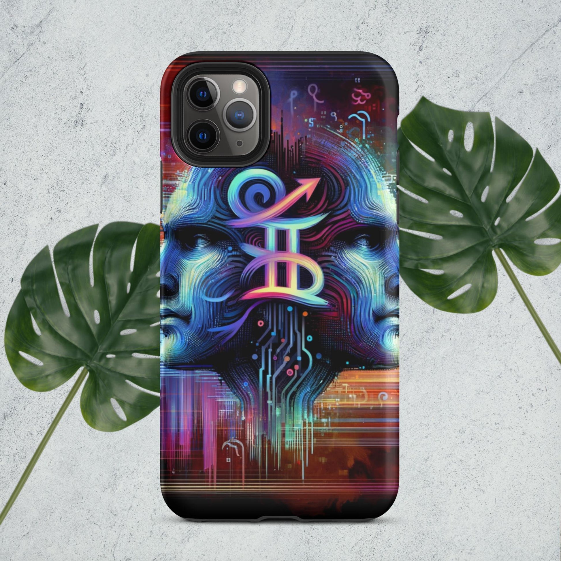 The Hologram Hook Up Matte / iPhone 11 Pro Max Gemini Tough Case for iPhone®