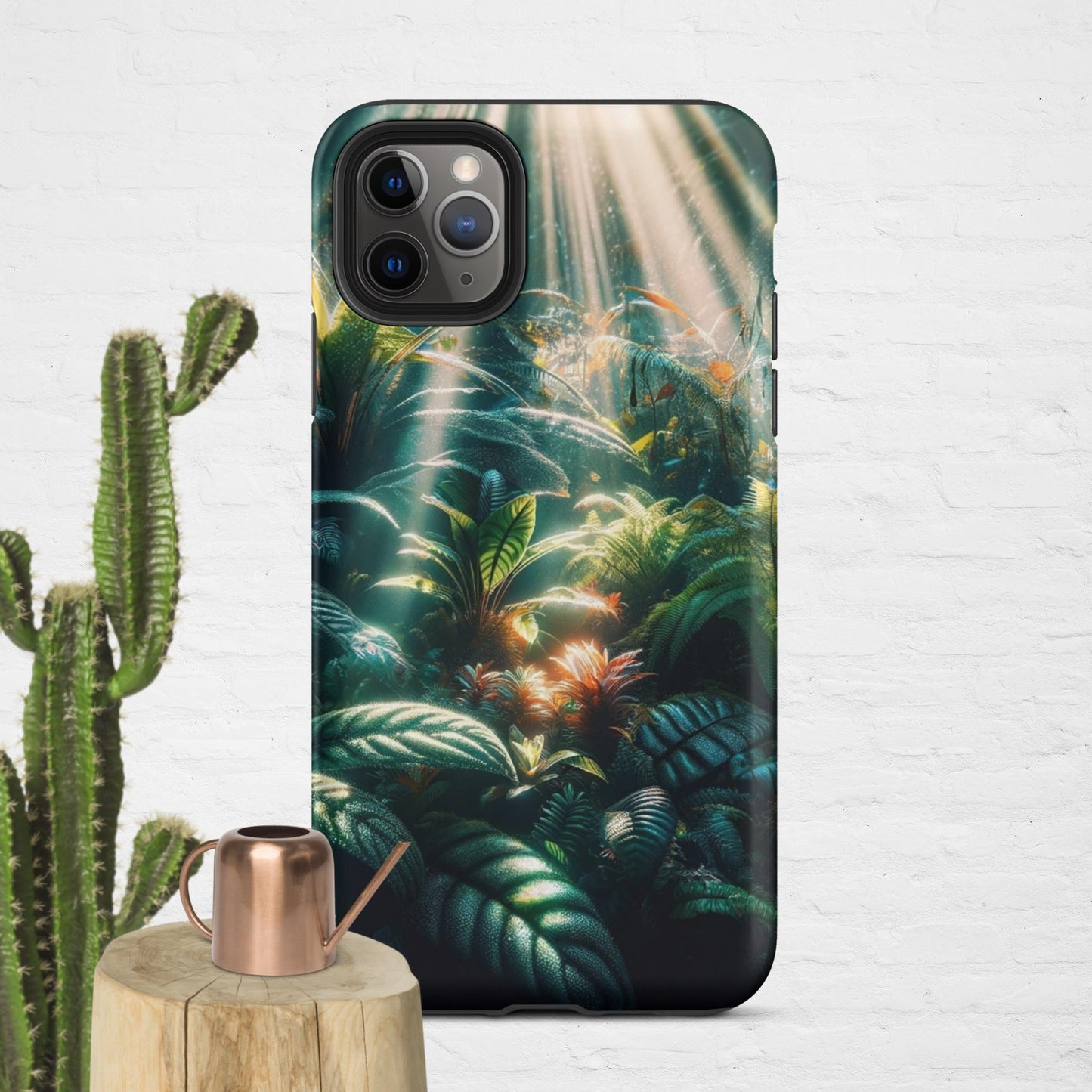 The Hologram Hook Up Matte / iPhone 11 Pro Max Jungle Sun Rays Tough Case for iPhone®