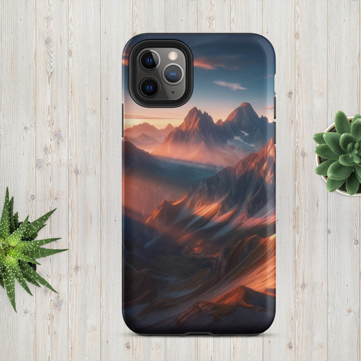 The Hologram Hook Up Matte / iPhone 11 Pro Max Mountain Mornings Tough Case for iPhone®