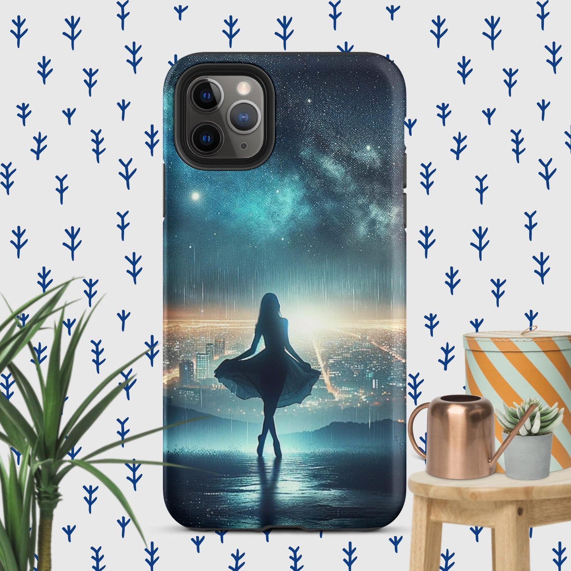 The Hologram Hook Up Matte / iPhone 11 Pro Max Night Dance Tough Case for iPhone®
