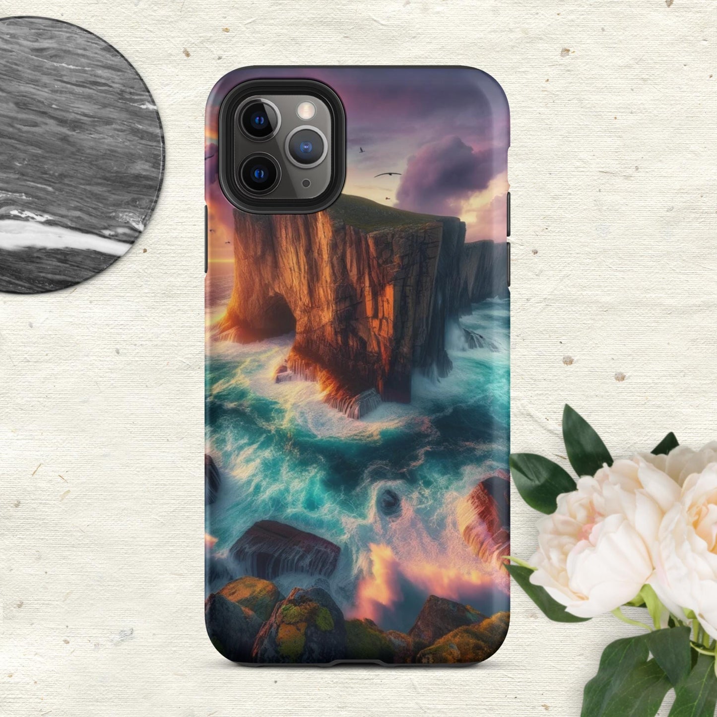 The Hologram Hook Up Matte / iPhone 11 Pro Max Ocean Cliff Tough Case for iPhone®