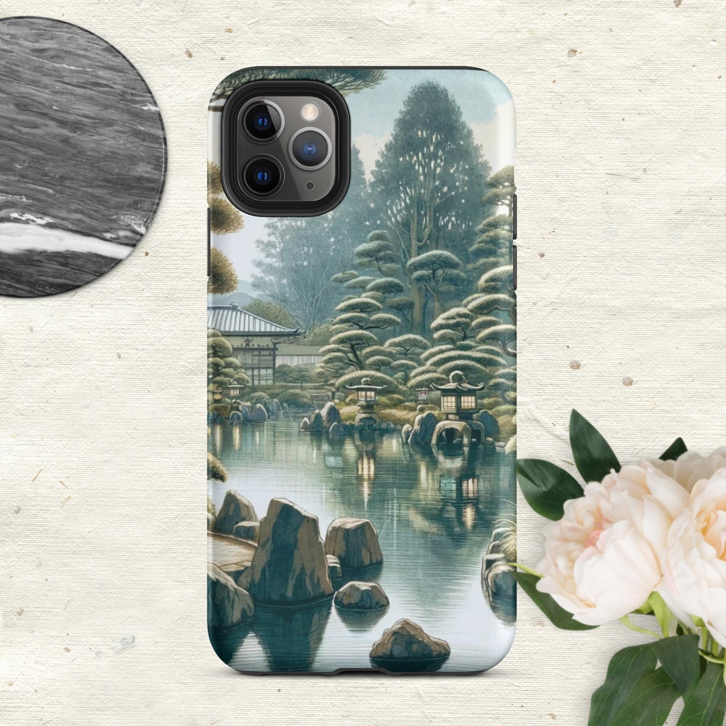 The Hologram Hook Up Matte / iPhone 11 Pro Max Pond of Lanterns Tough Case for iPhone®