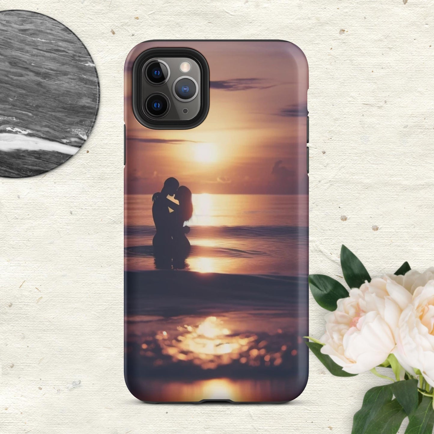 The Hologram Hook Up Matte / iPhone 11 Pro Max Sunset Love Tough Case for iPhone®