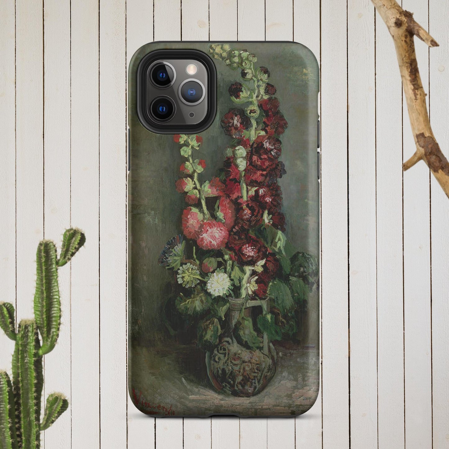 The Hologram Hook Up Matte / iPhone 11 Pro Max Vincent's Hollyhocks Tough Case for iPhone®