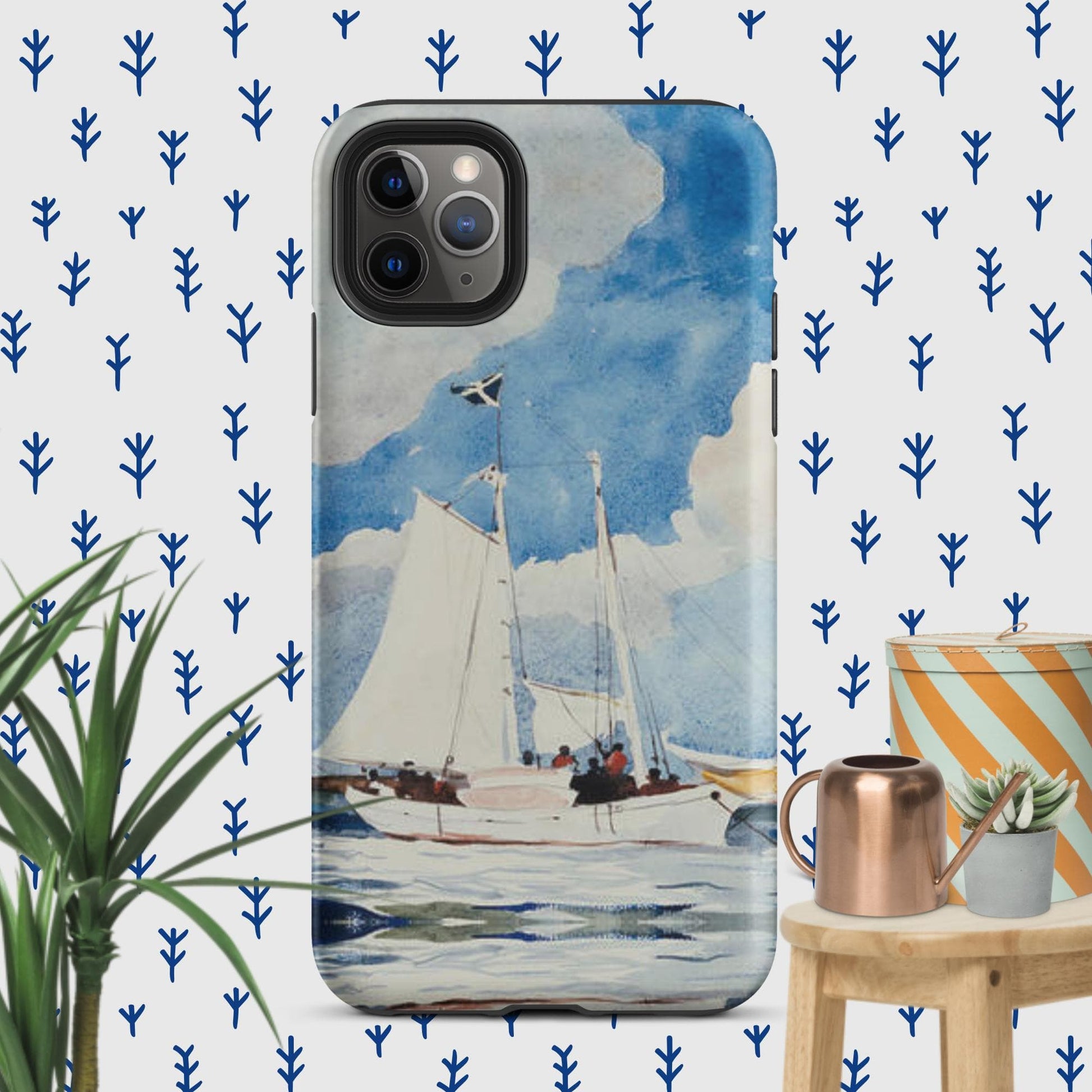 The Hologram Hook Up Matte / iPhone 11 Pro Max Winslow's Schooner Tough Case for iPhone®