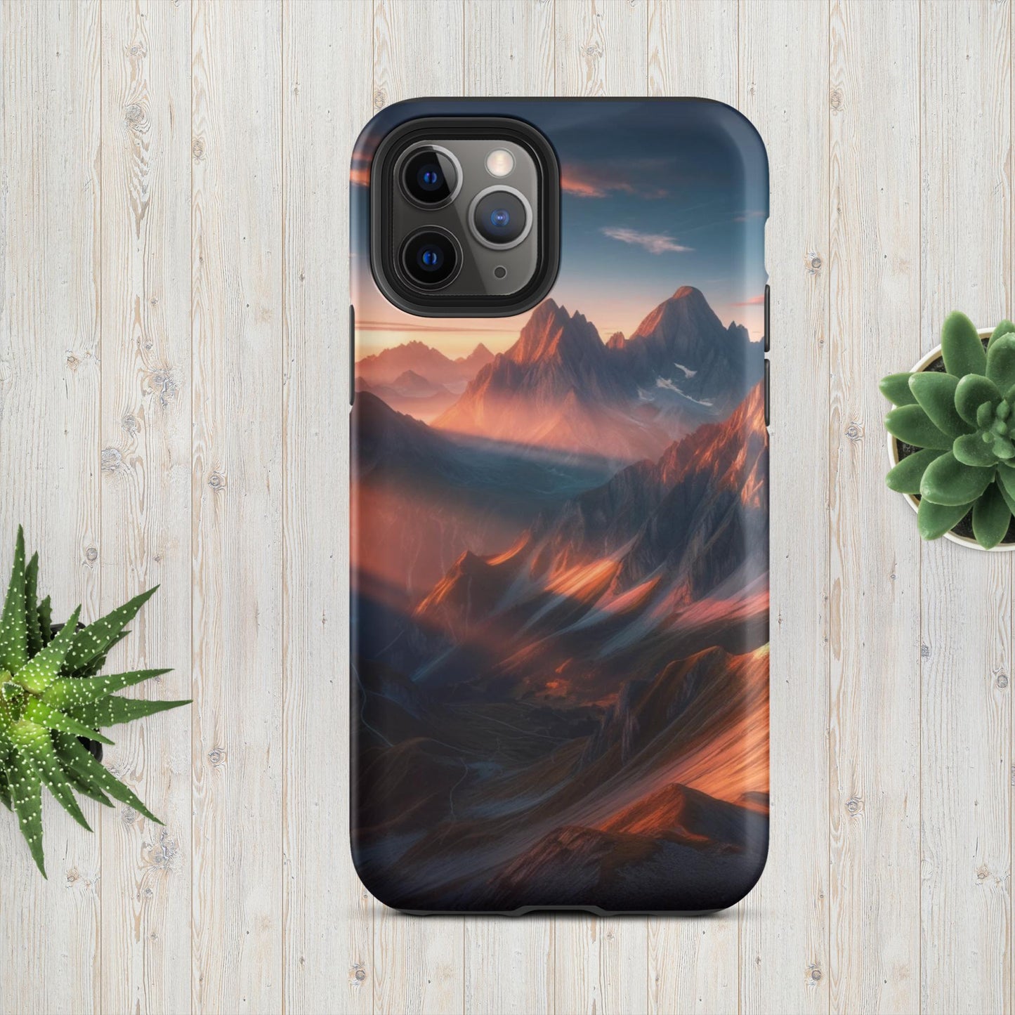 The Hologram Hook Up Matte / iPhone 11 Pro Mountain Mornings Tough Case for iPhone®