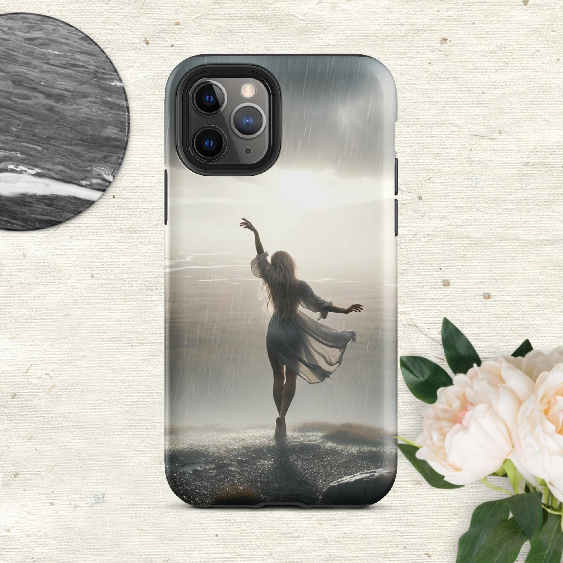 The Hologram Hook Up Matte / iPhone 11 Pro Rain Blessing Tough Case for iPhone®