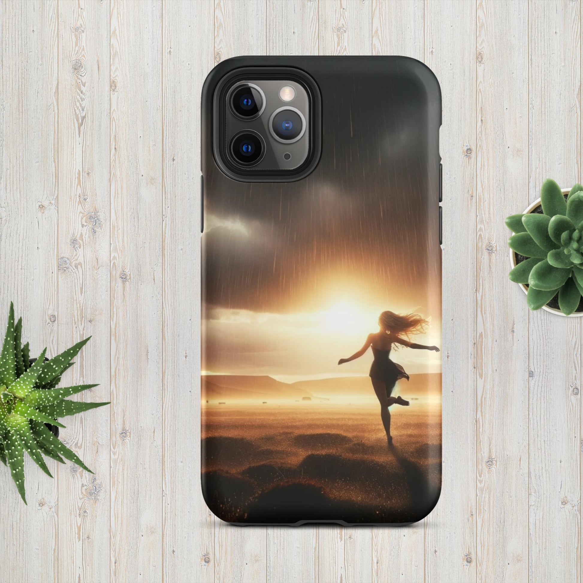 The Hologram Hook Up Matte / iPhone 11 Pro Rain Dancer Tough Case for iPhone®