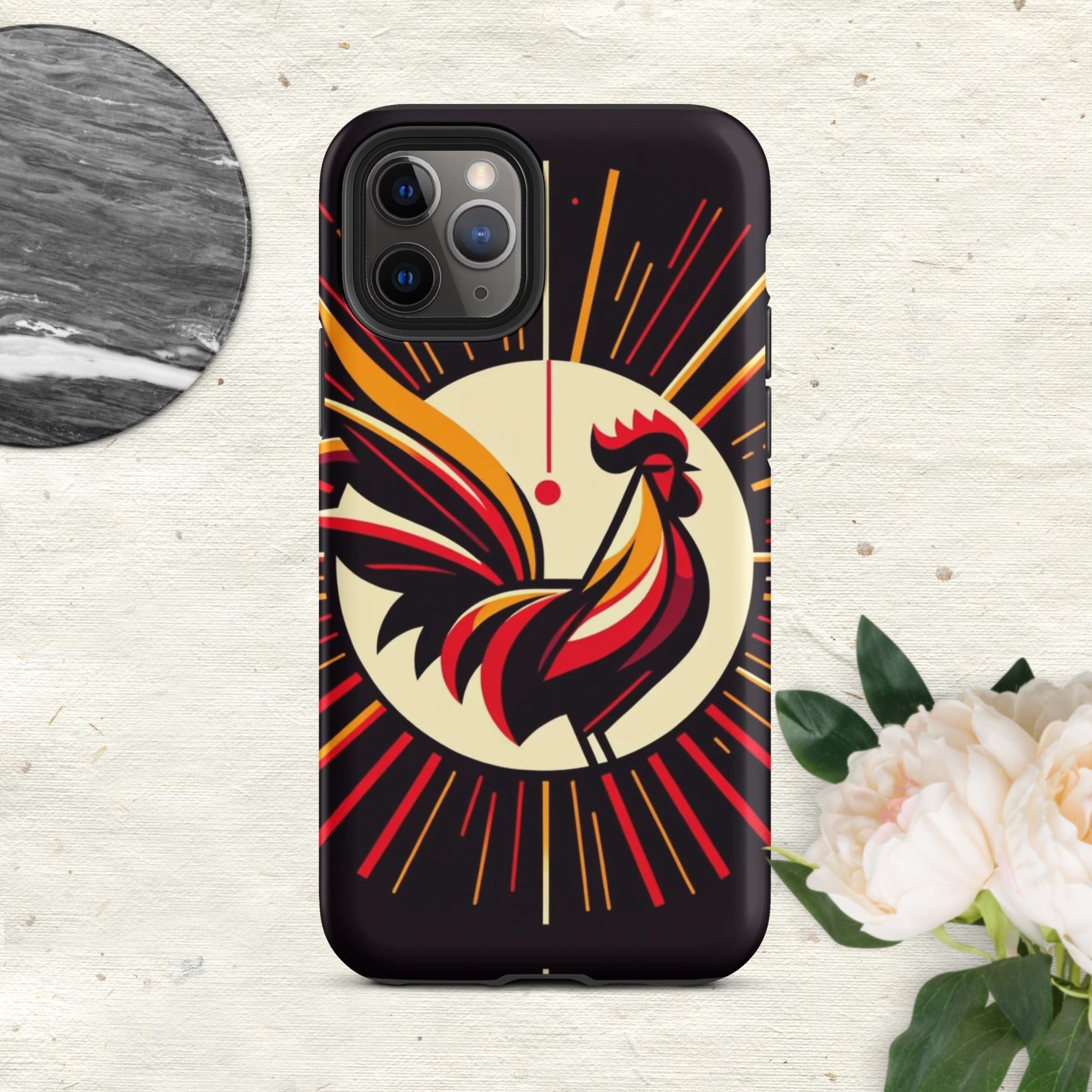 The Hologram Hook Up Matte / iPhone 11 Pro Rooster Icon Tough Case for iPhone®