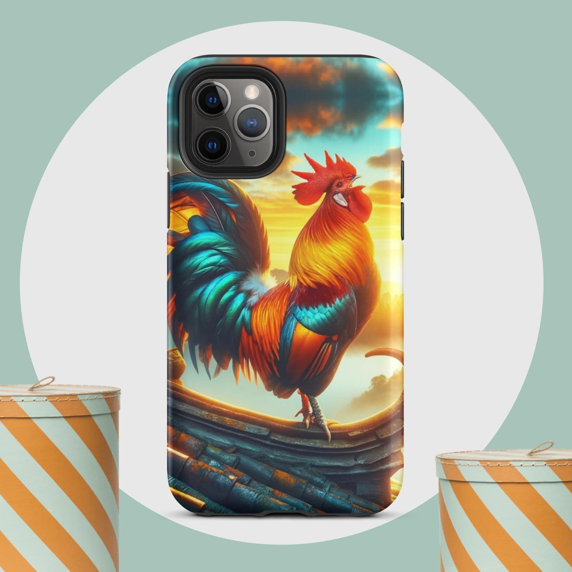 The Hologram Hook Up Matte / iPhone 11 Pro Rooster Tough Case for iPhone®
