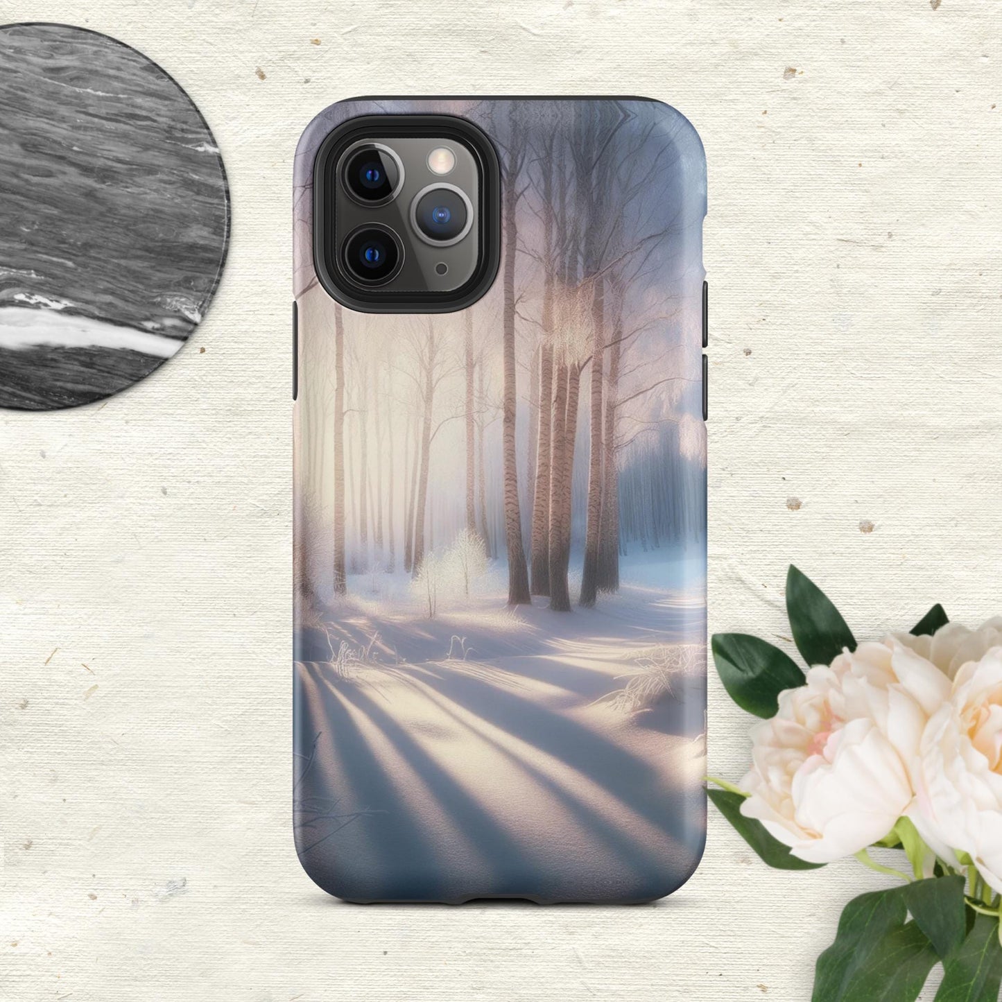 The Hologram Hook Up Matte / iPhone 11 Pro Snowy Escapade Tough Case for iPhone®