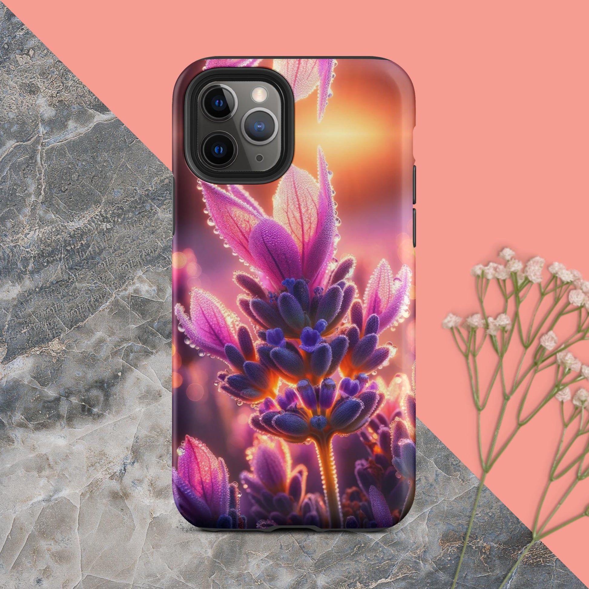 The Hologram Hook Up Matte / iPhone 11 Pro Sunrise Lavender Tough Case for iPhone®