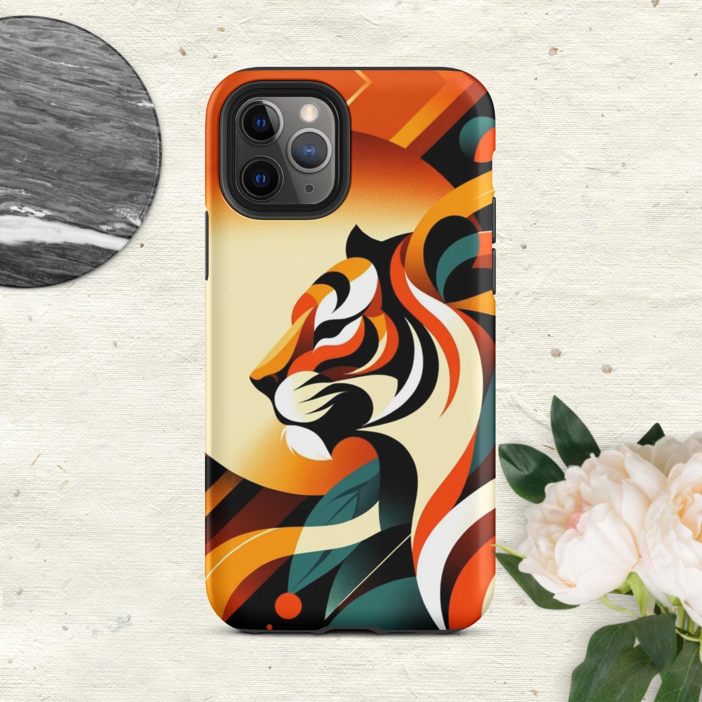 The Hologram Hook Up Matte / iPhone 11 Pro Tiger Icon Tough Case for iPhone®