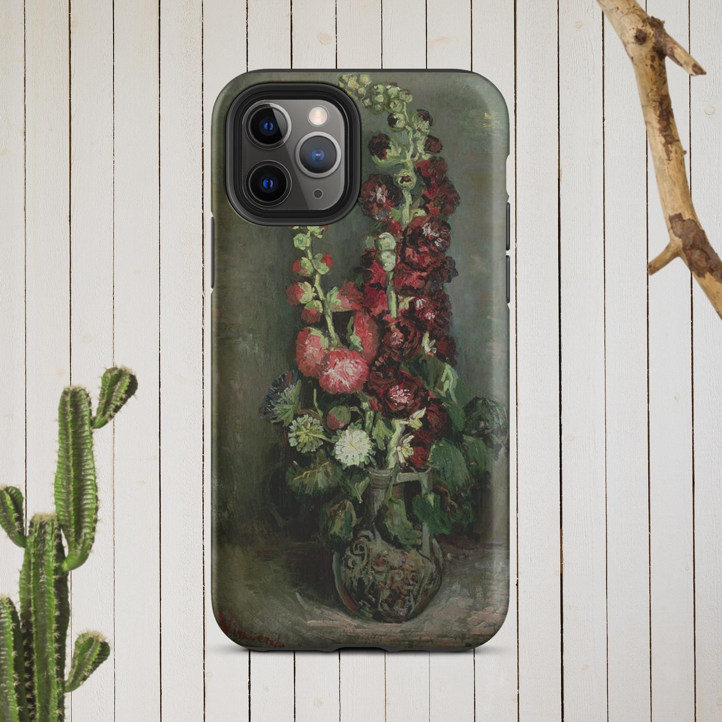 The Hologram Hook Up Matte / iPhone 11 Pro Vincent's Hollyhocks Tough Case for iPhone®